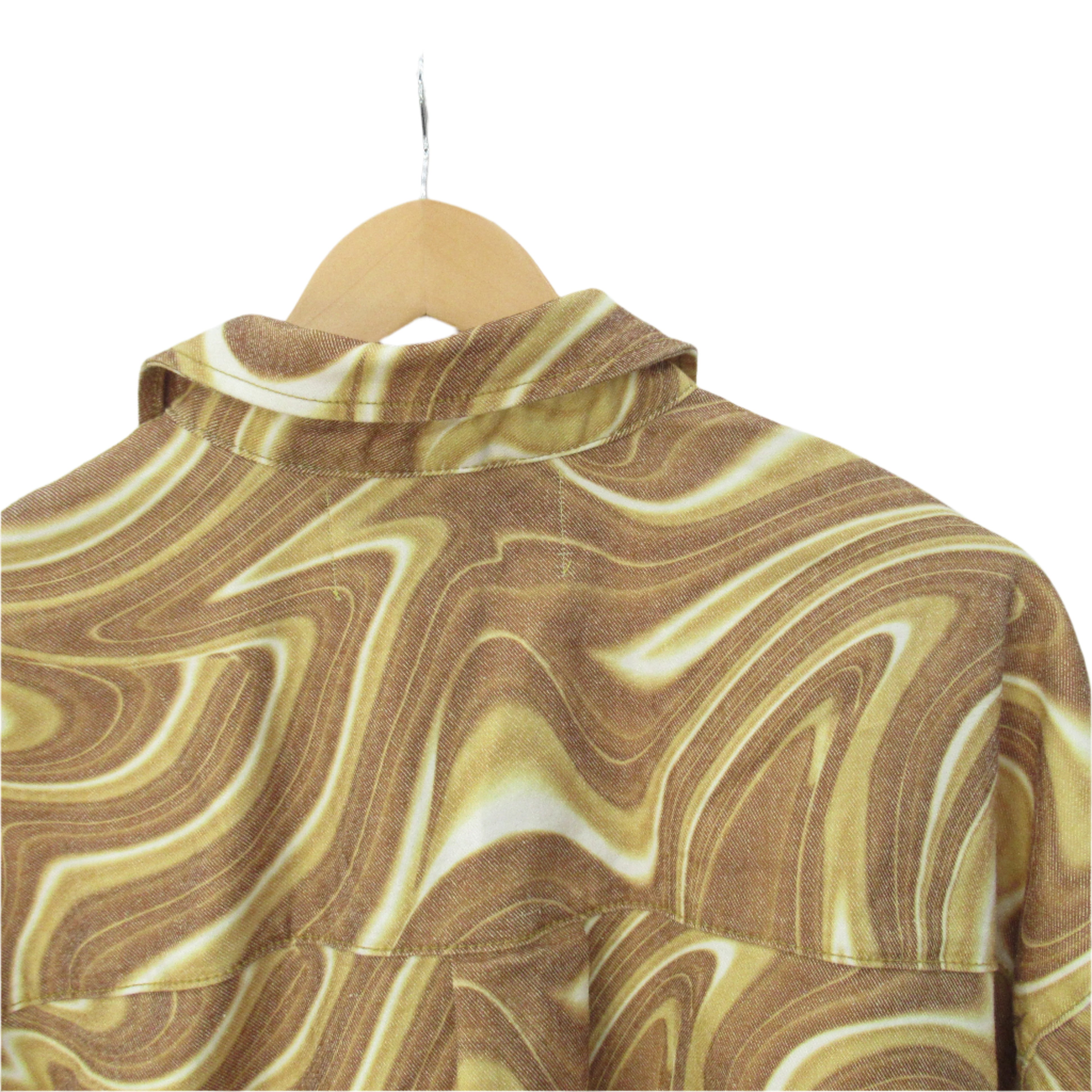shoulder image for Neon & Nylon Shirt Vintage Small Multicoloured Menswear | Pre-loved 