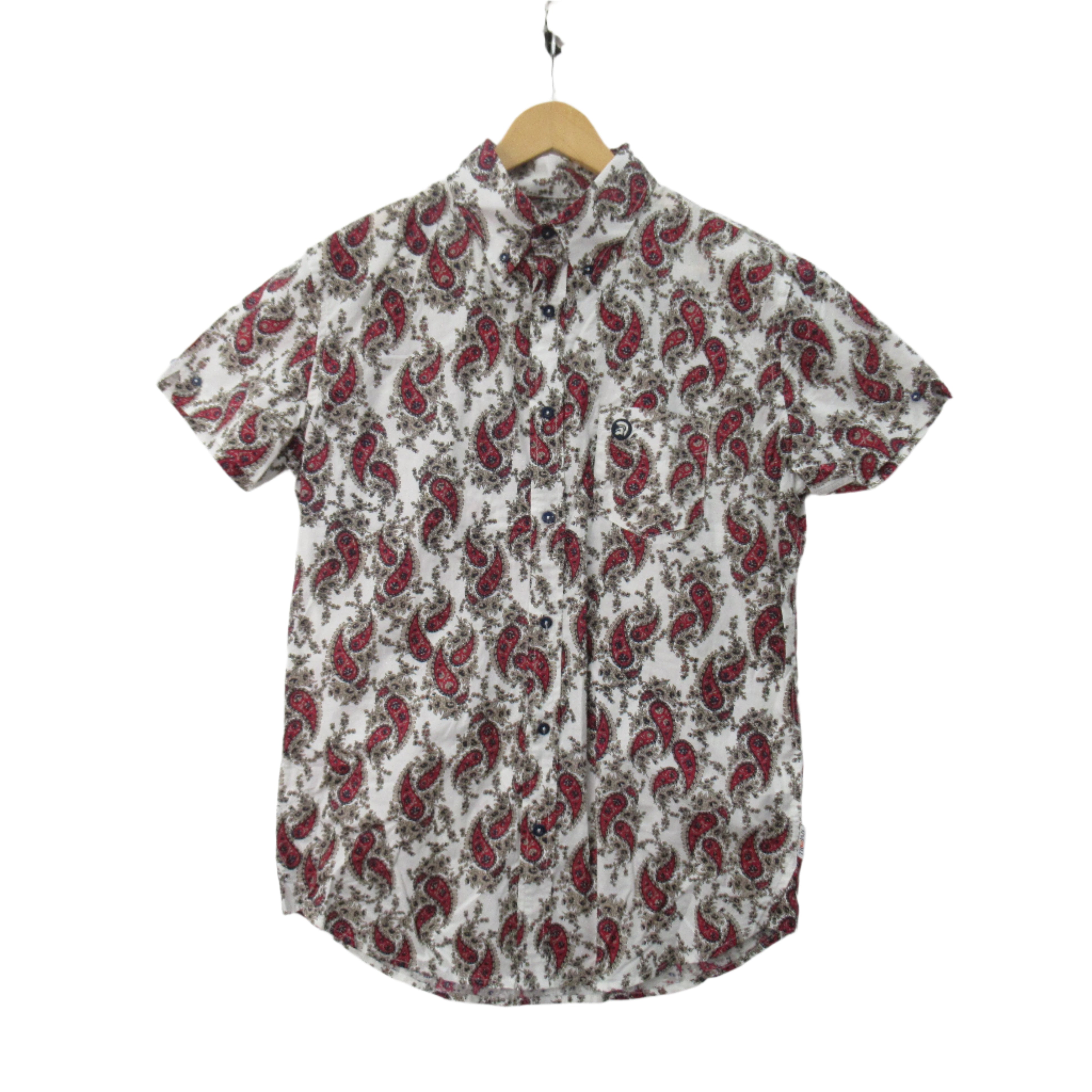 front image for Trojan Shirt Medium Multicoloured Paisley Menswear | Pre-loved