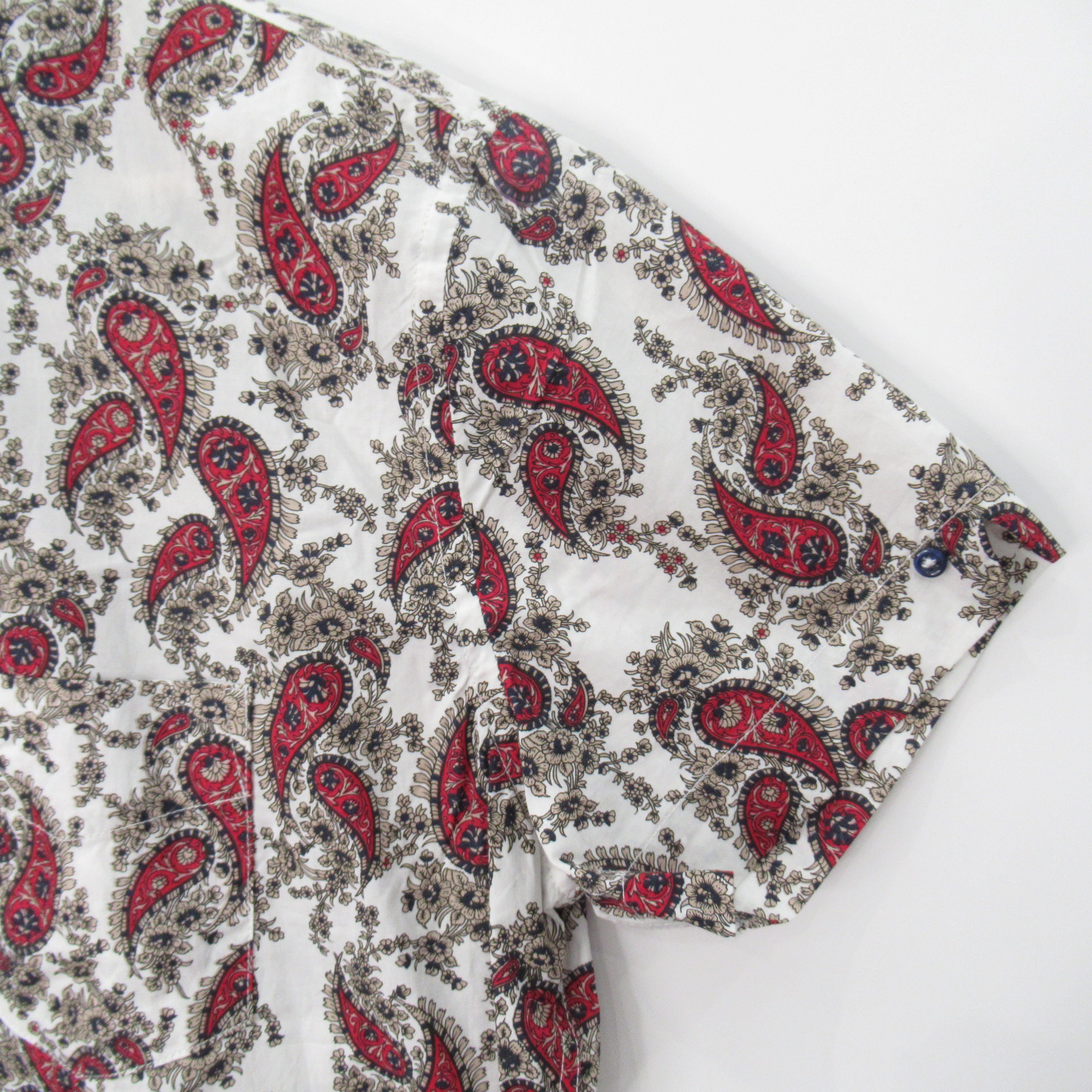 sleeve image for Trojan Shirt Medium Multicoloured Paisley Menswear | Pre-loved