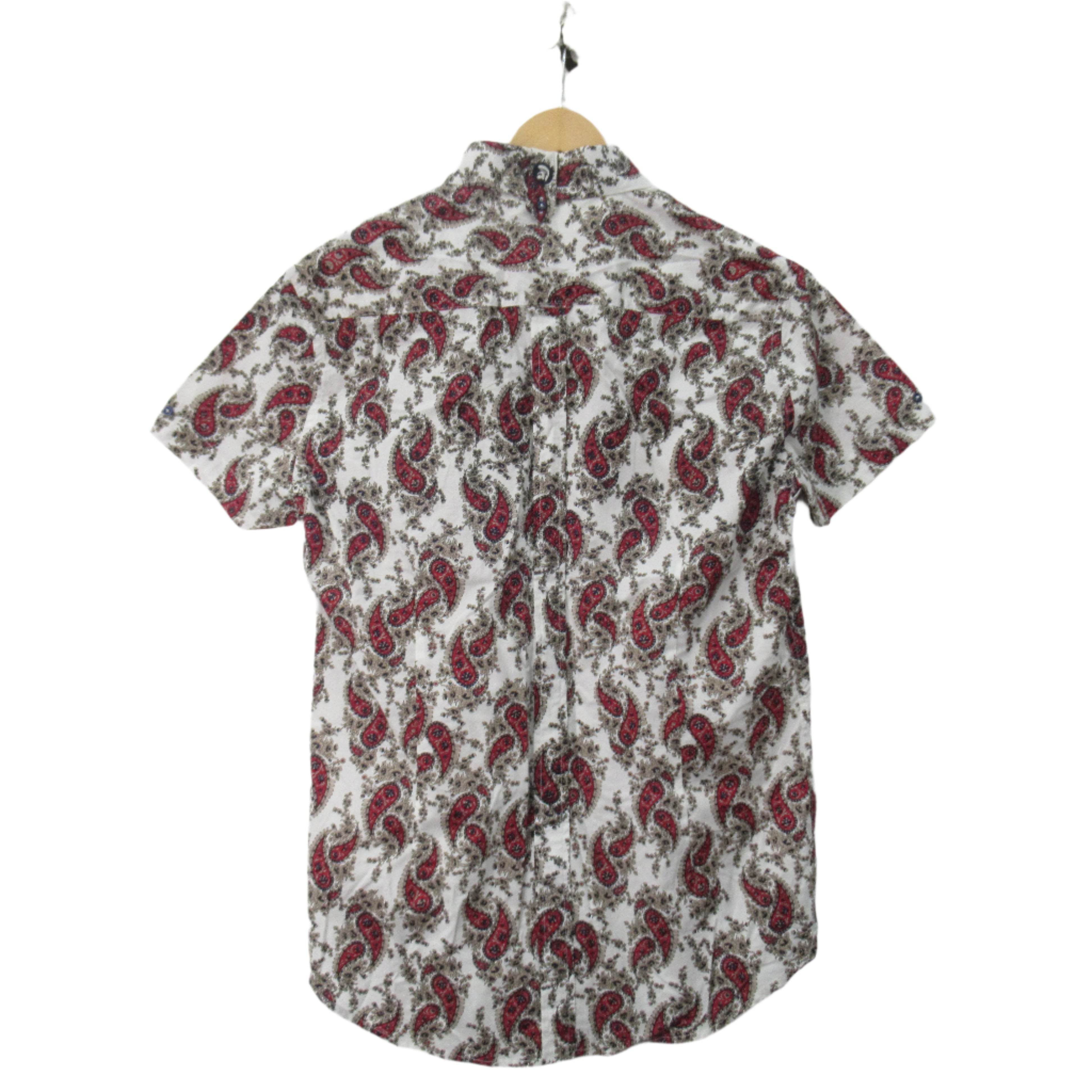back image for Trojan Shirt Medium Multicoloured Paisley Menswear | Pre-loved