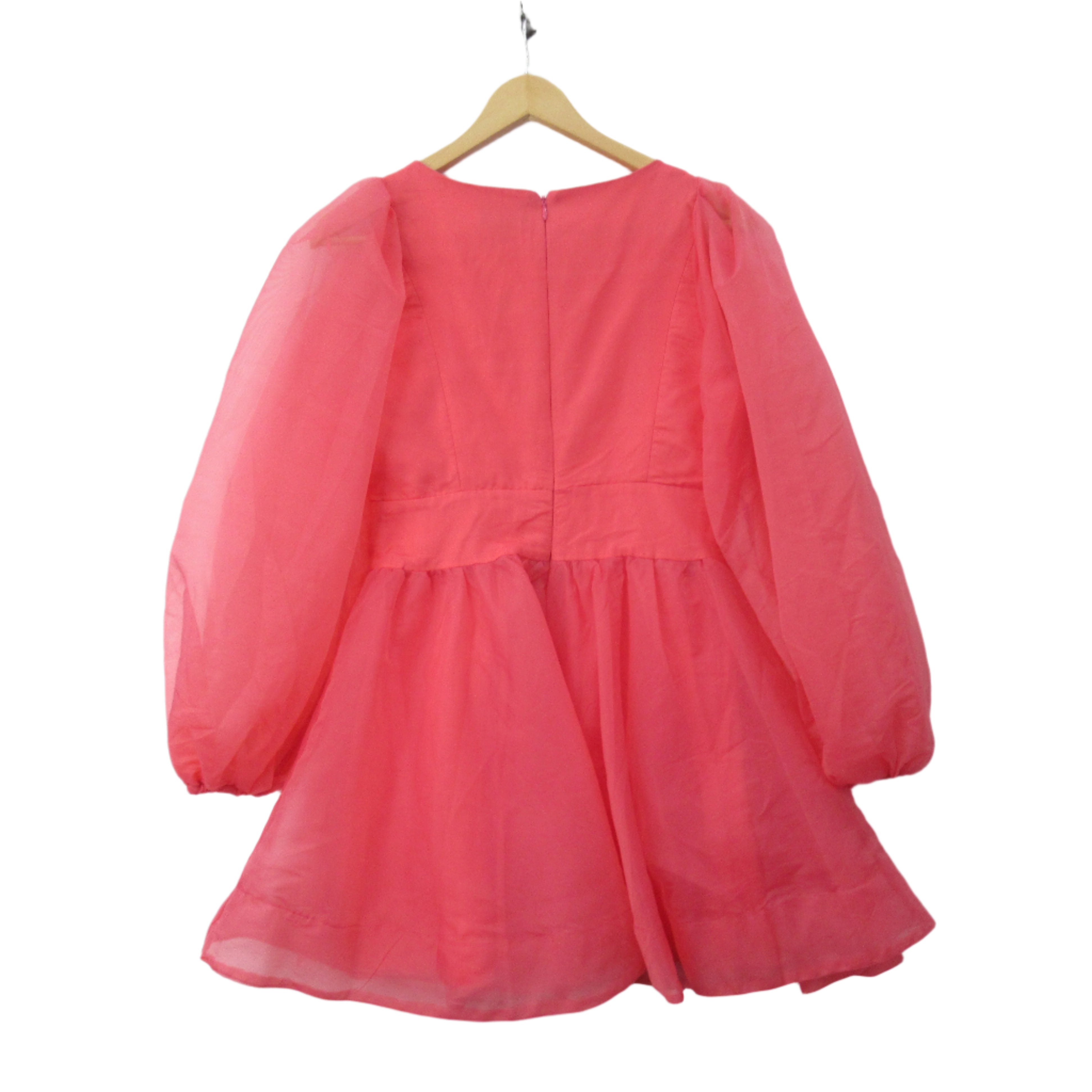 back image for Bardot Organza Mini Dress Pink UK 10 Womenswear | Pre-loved