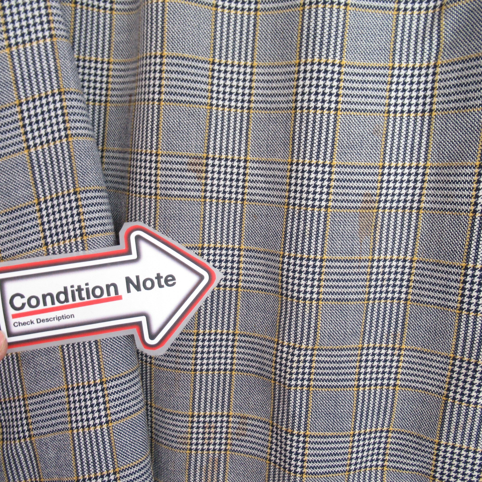 condition image for Celine Paris Medium Grey Check Vintage Suit Womenswear | Preloved 