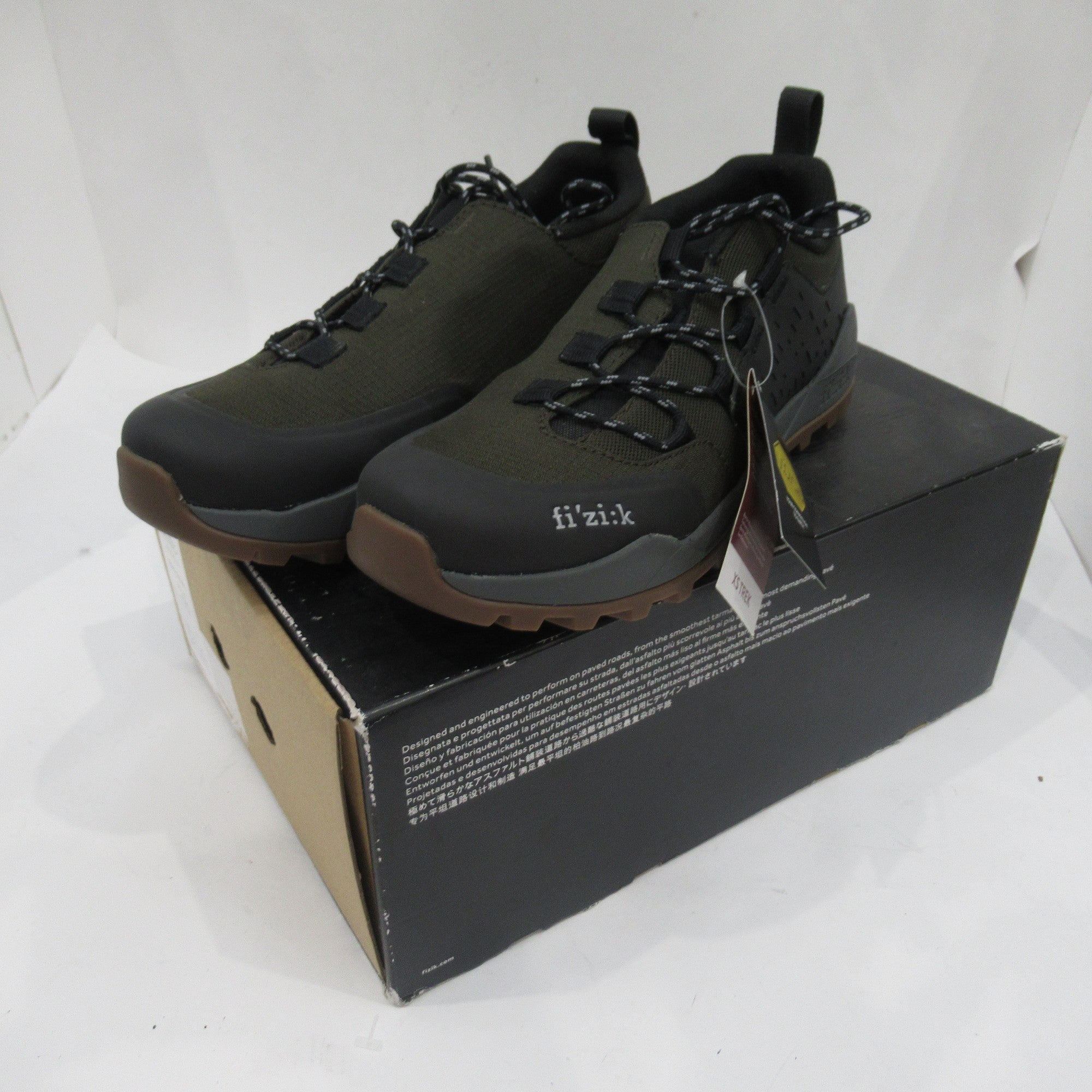 front image for Fi'zi:k Vibram UK 5 Olive Terra Cycling Shoes Womenswear | Preloved