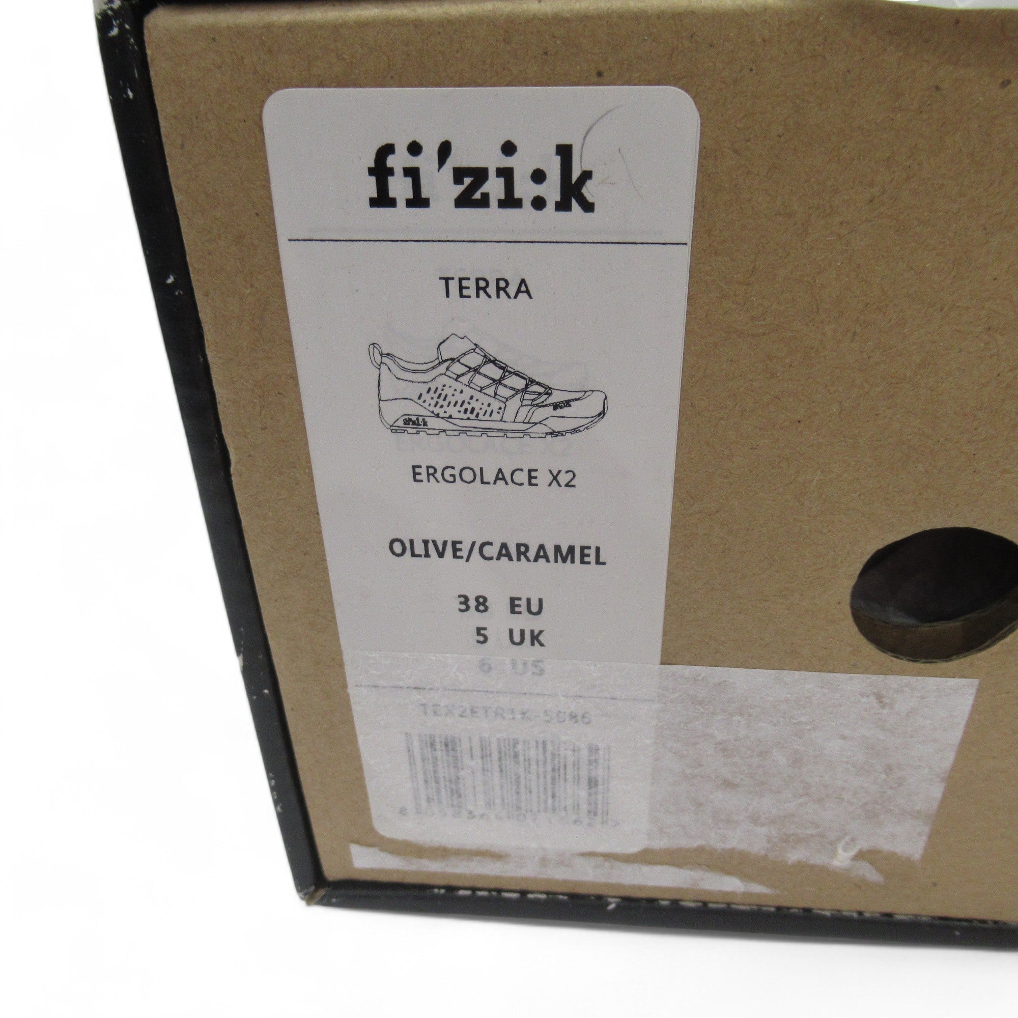 box image for Fi'zi:k Vibram UK 5 Olive Terra Cycling Shoes Womenswear | Preloved