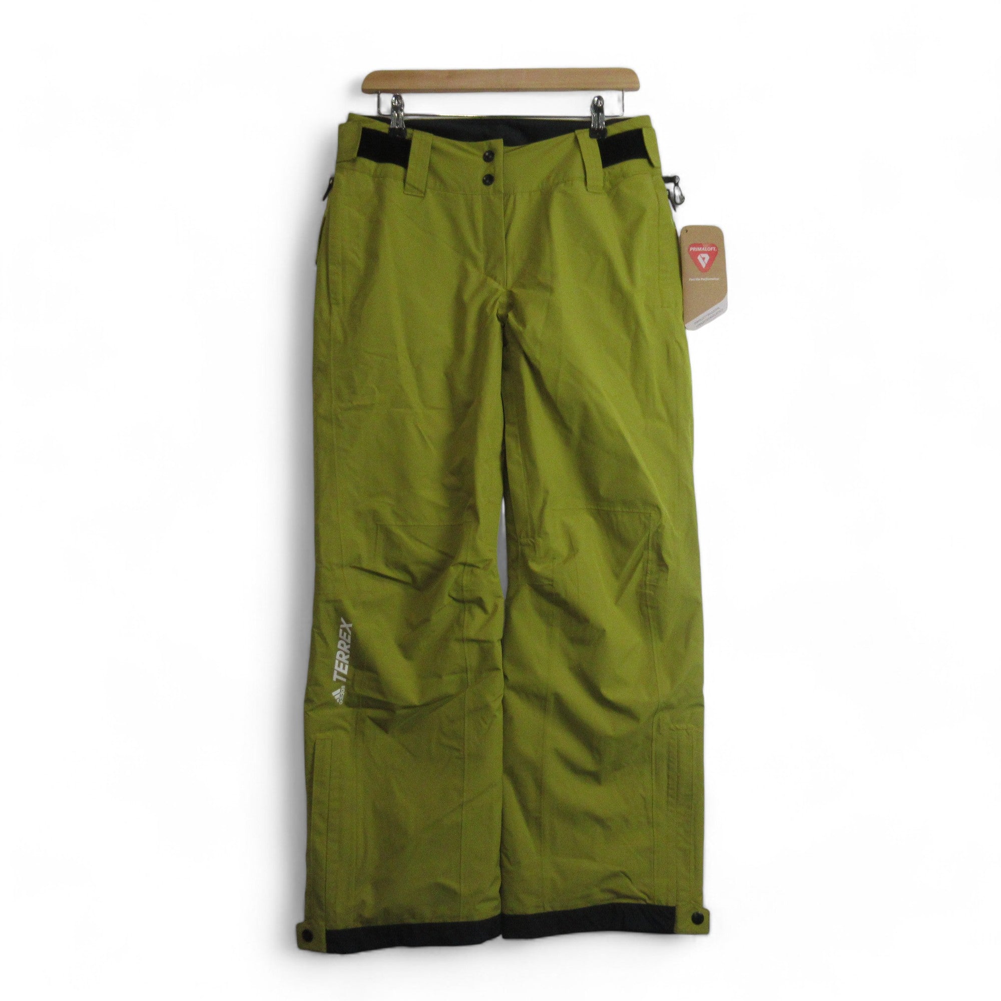 front image for Adidas Terrex UK 10 Green Waterproof Trousers Womenswear | Preloved