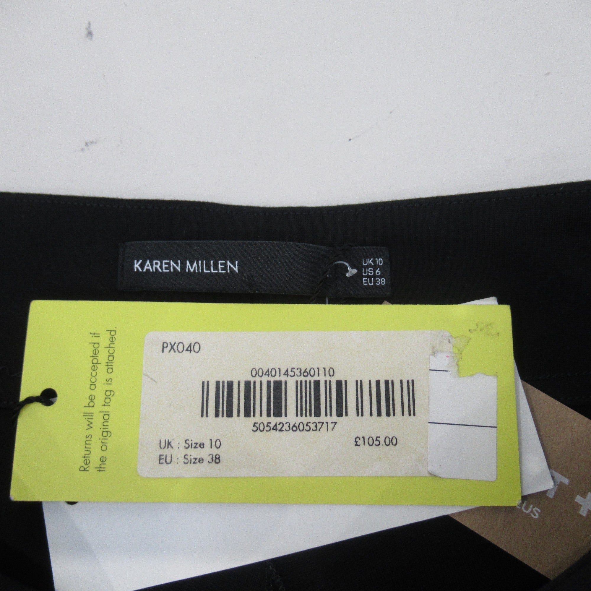 label image for Karen Millen UK 10 Black Tapered Trousers Womenswear | Preloved 