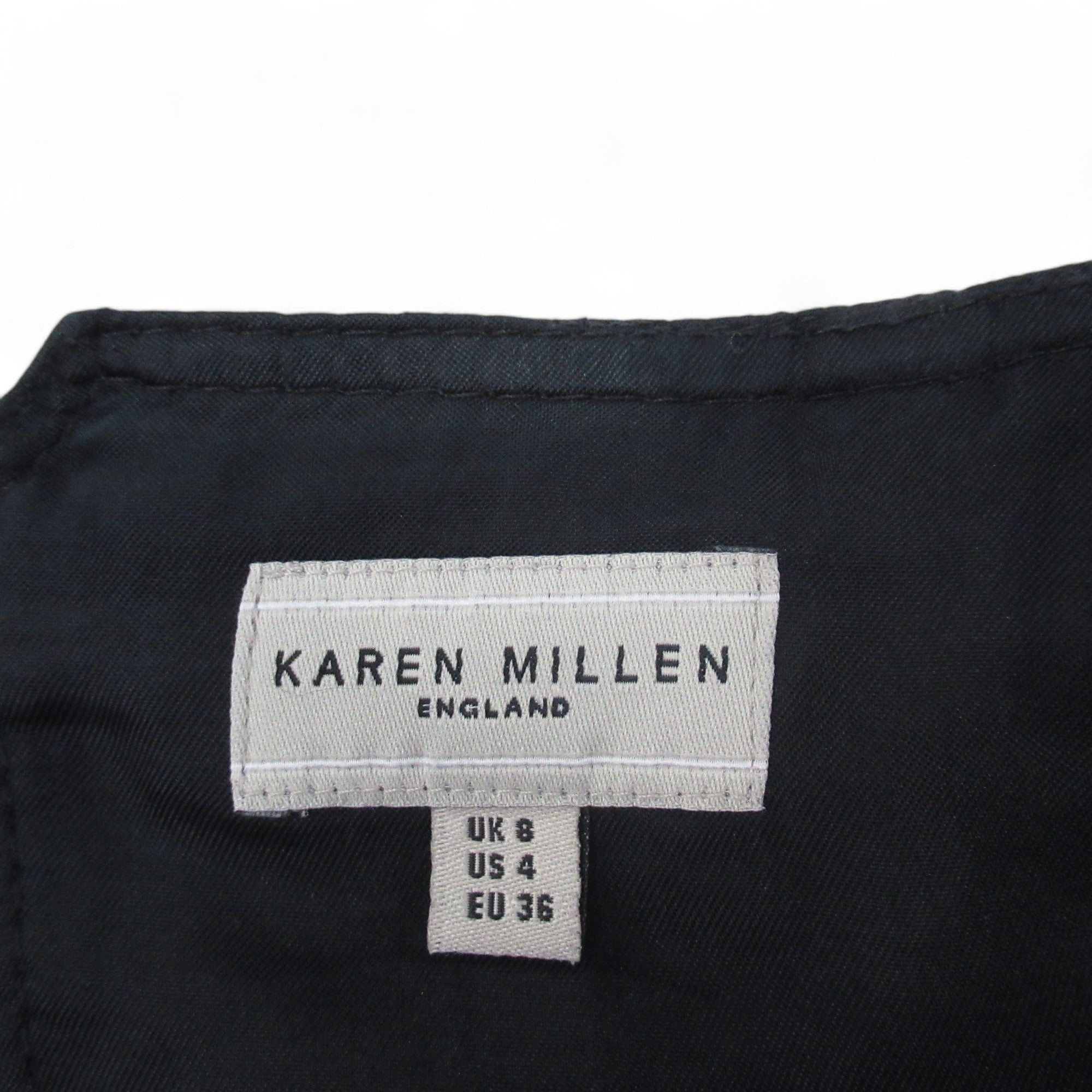 brand label image for Karen Millen UK 8 Black Mini Skirt Womenswear | Preloved