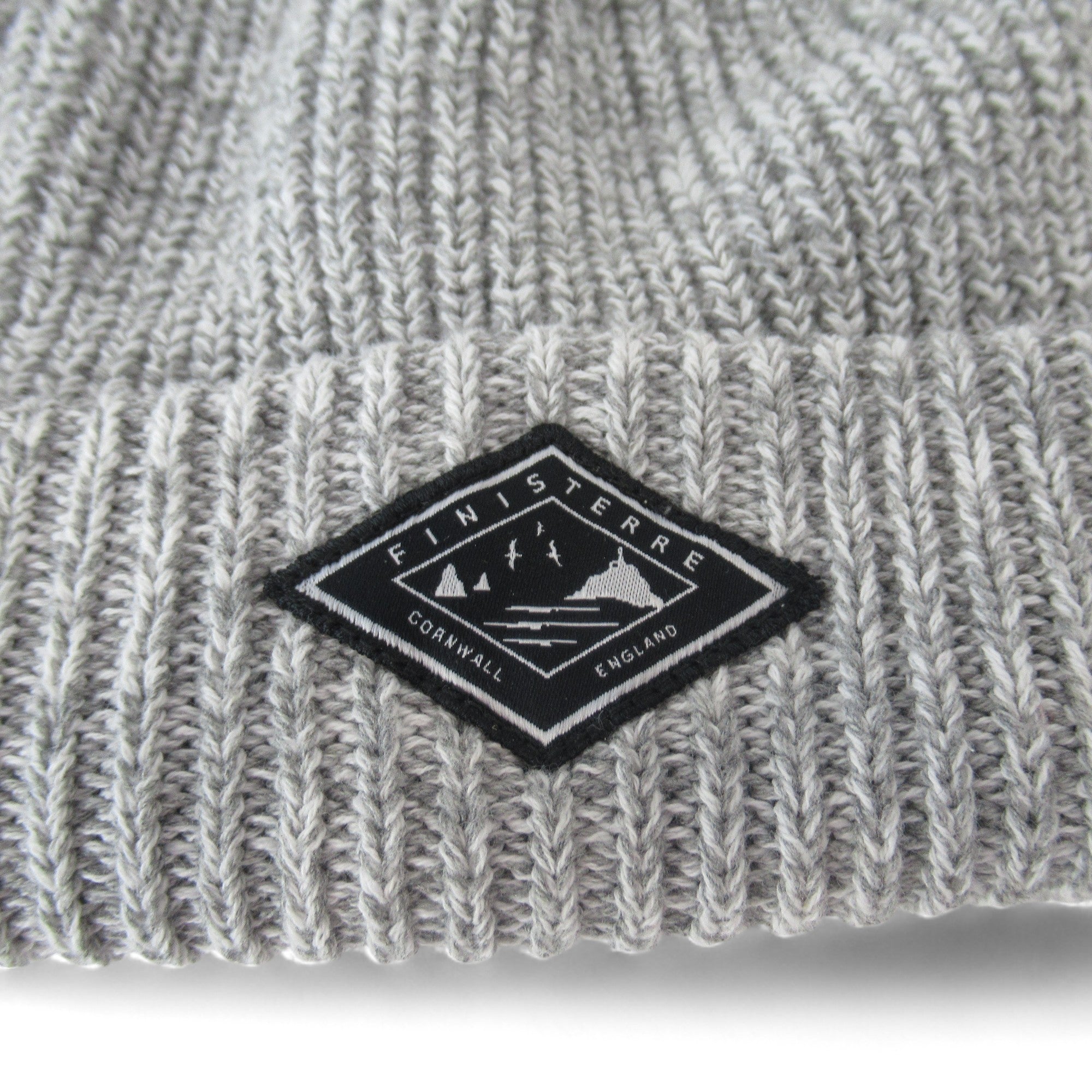 logo image for Finisterre Beanie Hat Knit Grey One Size Menswear | Preloved 