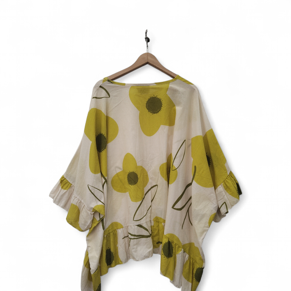 back image for Made With Love Top Blouse UK 24 Multicoloured Womenswear | Pre-loved