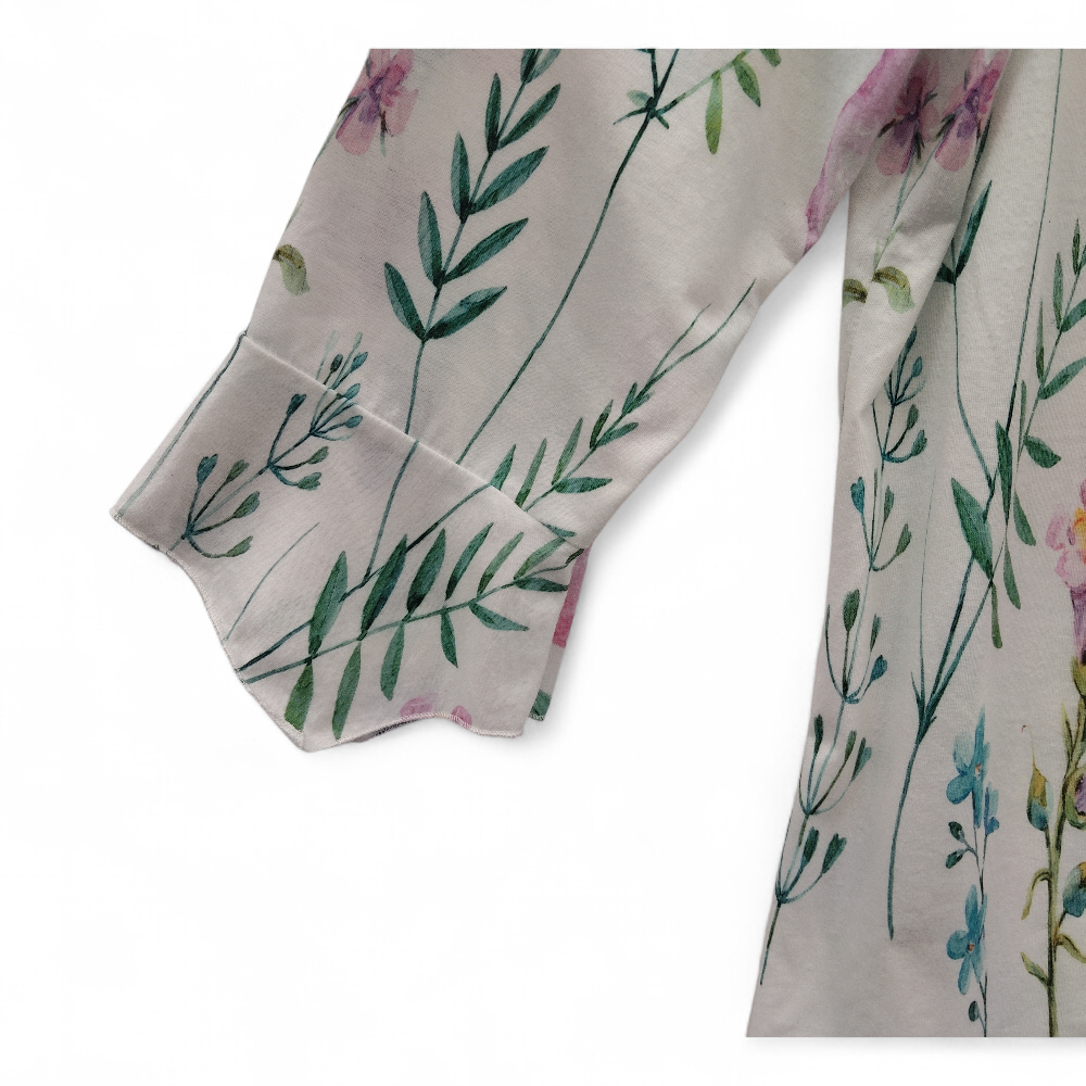 sleeve image for Floral Top Blouse XL Multicoloured Womenswear | Pre-loved
