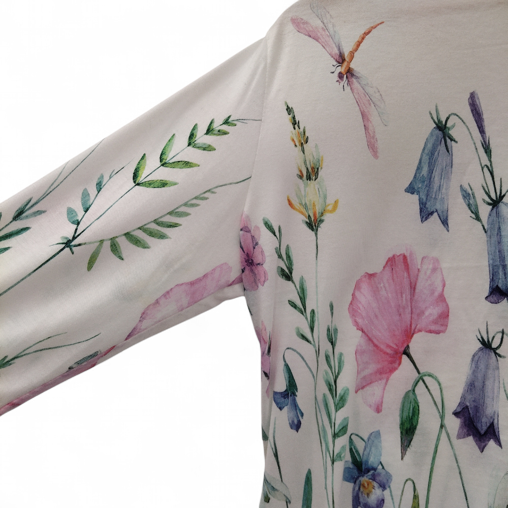 sleeve image for Floral Top Blouse XL Multicoloured Womenswear | Pre-loved
