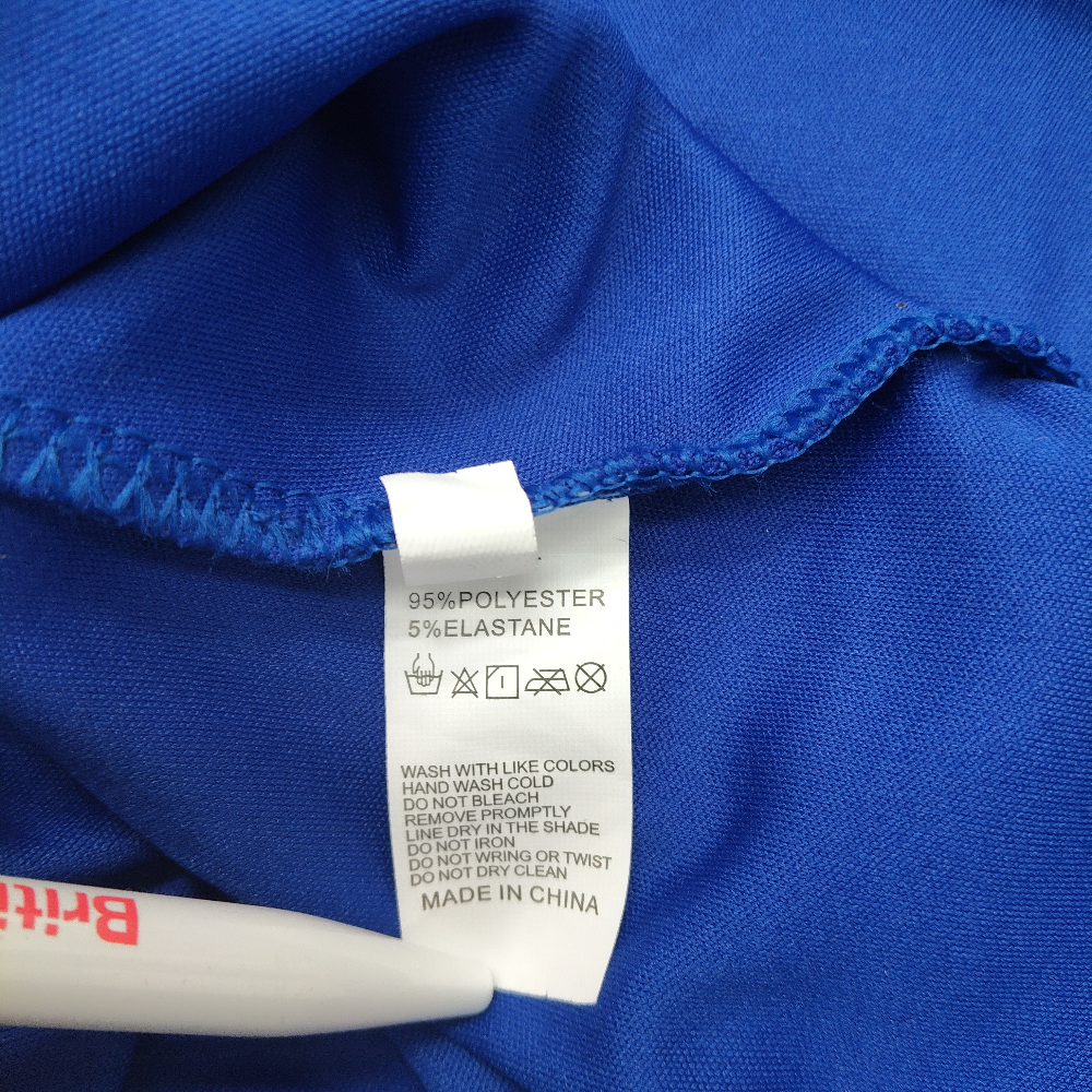 care label image for Strappy Dress Short XXL Blue Glitter Womenswear | Pre-loved