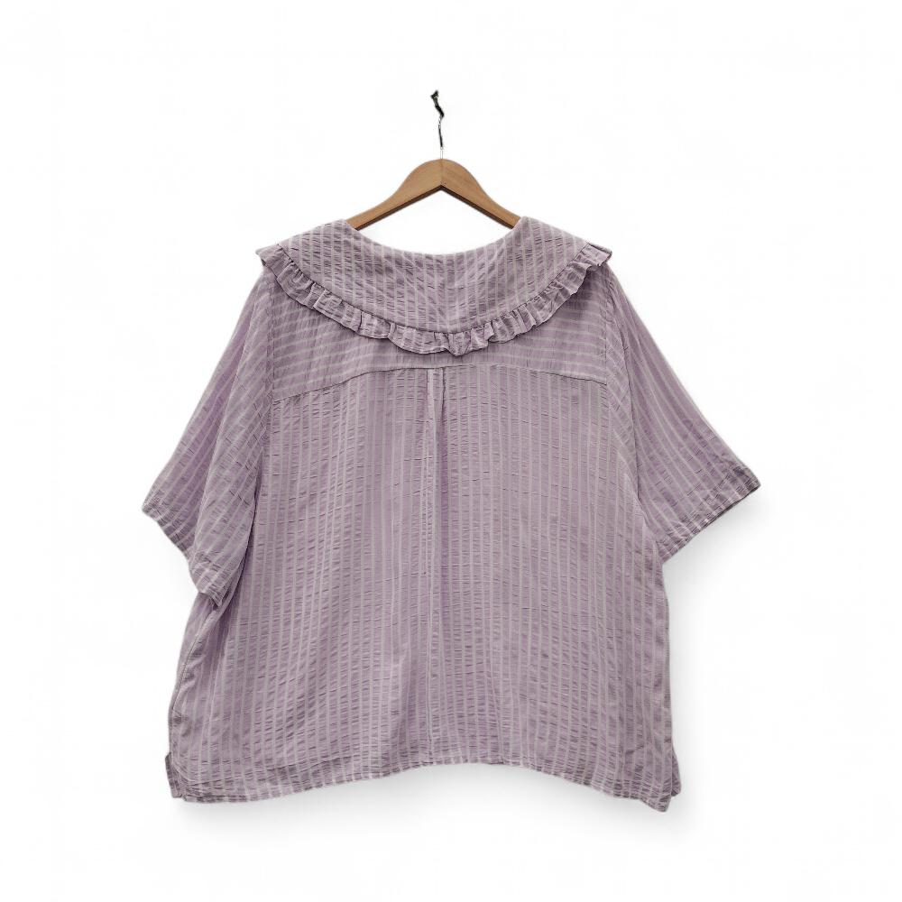 back image for TU Woman Blouse Shirt Lilac UK 22 Womenswear | Pre-loved