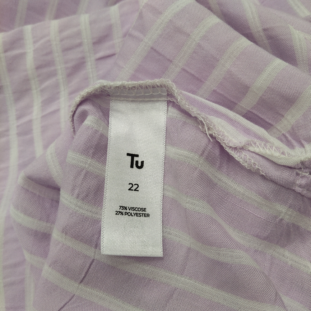label image for TU Woman Blouse Shirt Lilac UK 22 Womenswear | Pre-loved