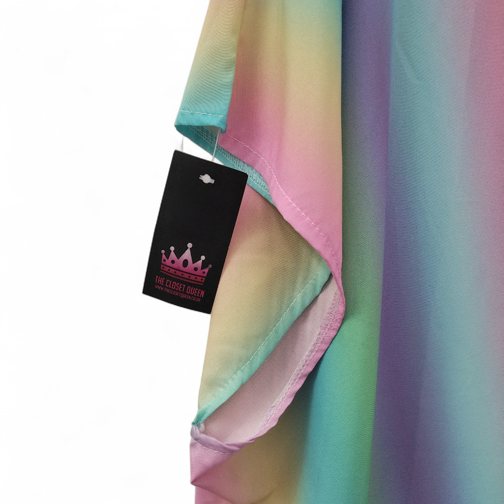 label image for The Closet Queen Rainbow Shirt Dress XXL Womenswear | Pre-loved