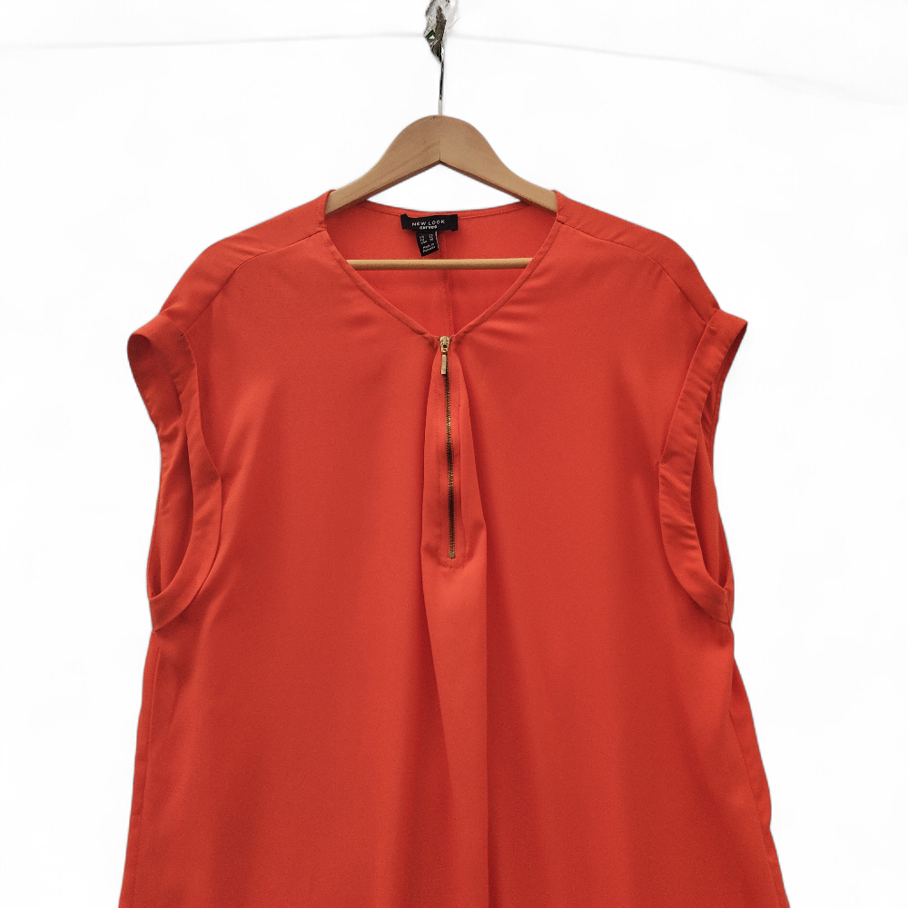 front image for New Look Curves Tunic Orange UK 24 Womenswear | Pre-loved