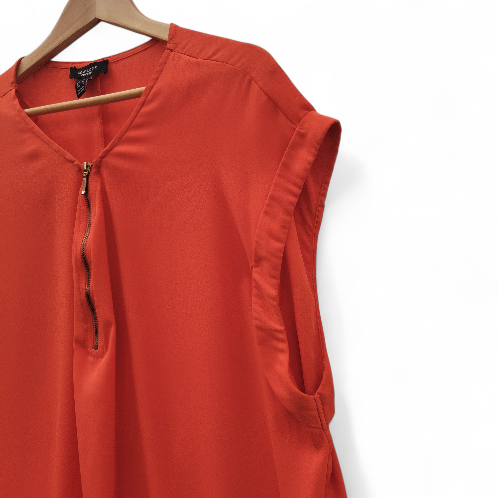 sleeve image for New Look Curves Tunic Orange UK 24 Womenswear | Pre-loved