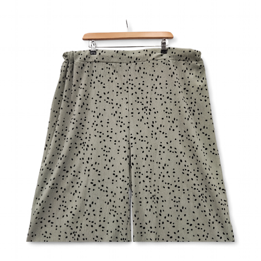 Peacocks Culotte Trousers UK 22 Green Womenswear | Pre-loved