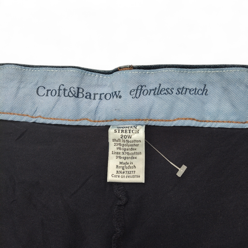 label image for Croft & Barrow Denim Skirt UK 20 Blue Womenswear | Pre-loved
