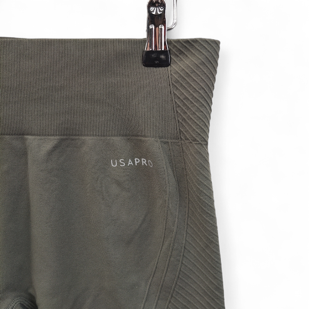 logo image for USA Pro Sports Gym Leggings UK 14 Green Womenswear | Pre-loved