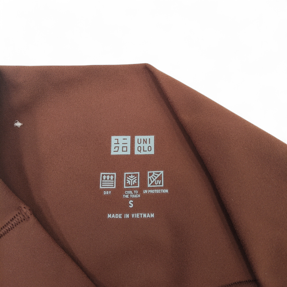 label image for UniQlo Performance Gym Leggings Small Brown Womenswear | Pre-loved