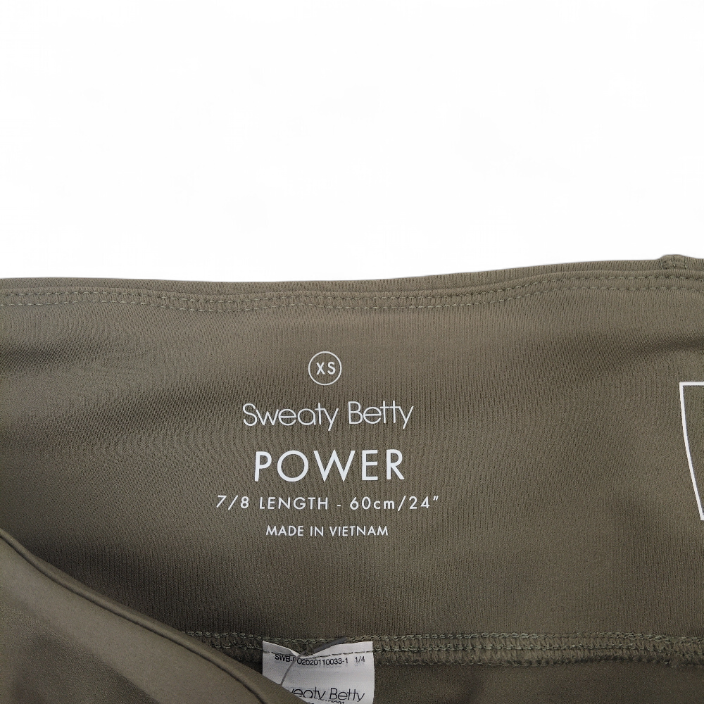 label image for Sweaty Betty Power Gym Leggings XS Green Womenswear | Pre-loved