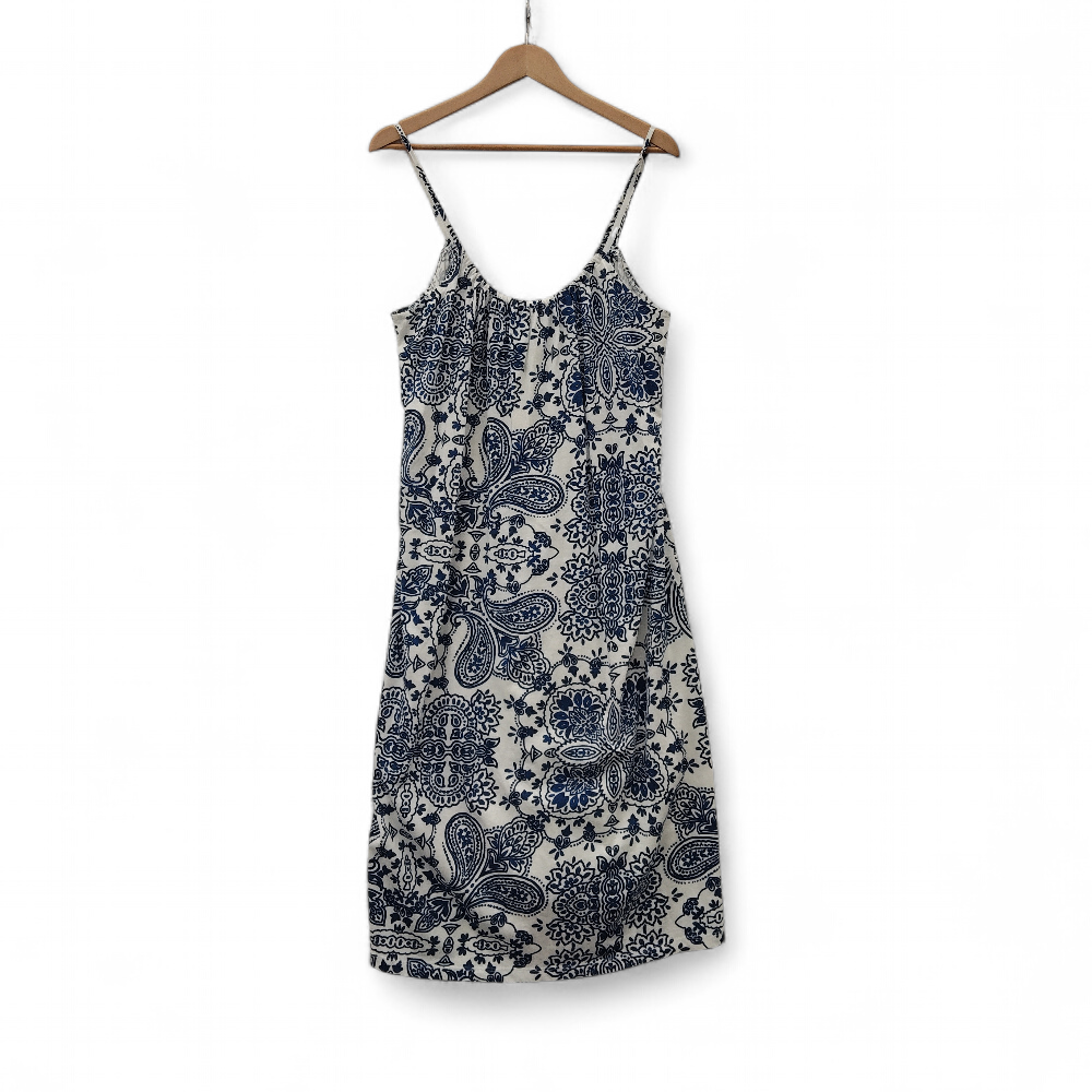 front image for Strappy Dress Blue White Large Womenswear | Pre-loved