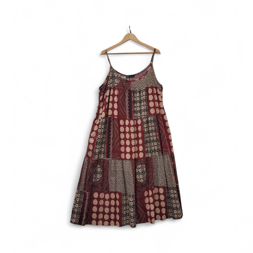 front image for Zanzea Midi Dress 5XL Multicoloured Womenswear | Pre-loved