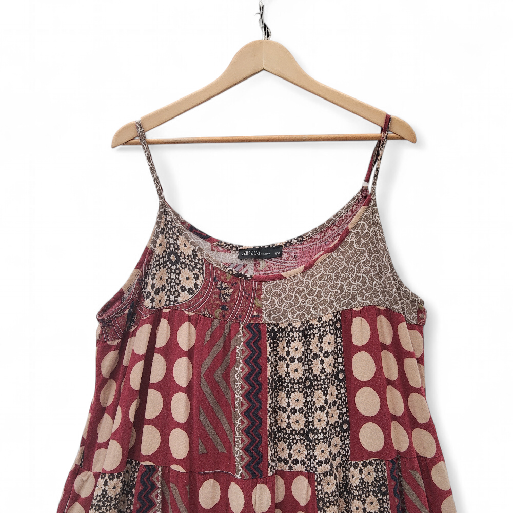 top image for Zanzea Midi Dress 5XL Multicoloured Womenswear | Pre-loved