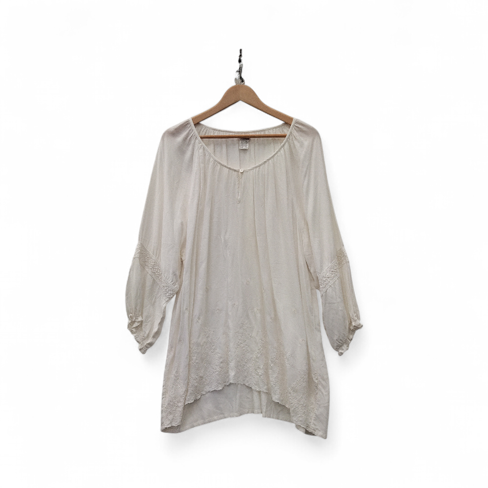 front image for La Redoute Blouse White UK 20 Womenswear | Pre-loved