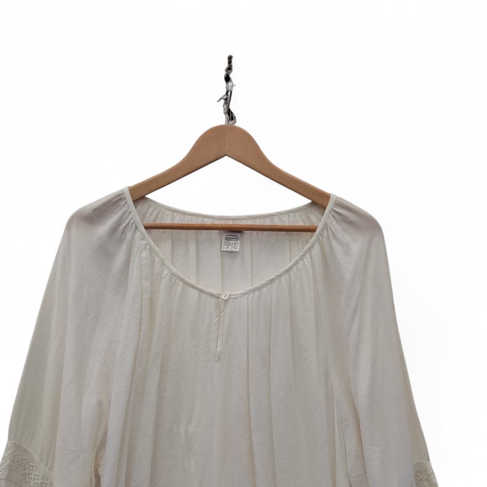 top image for La Redoute Blouse White UK 20 Womenswear | Pre-loved