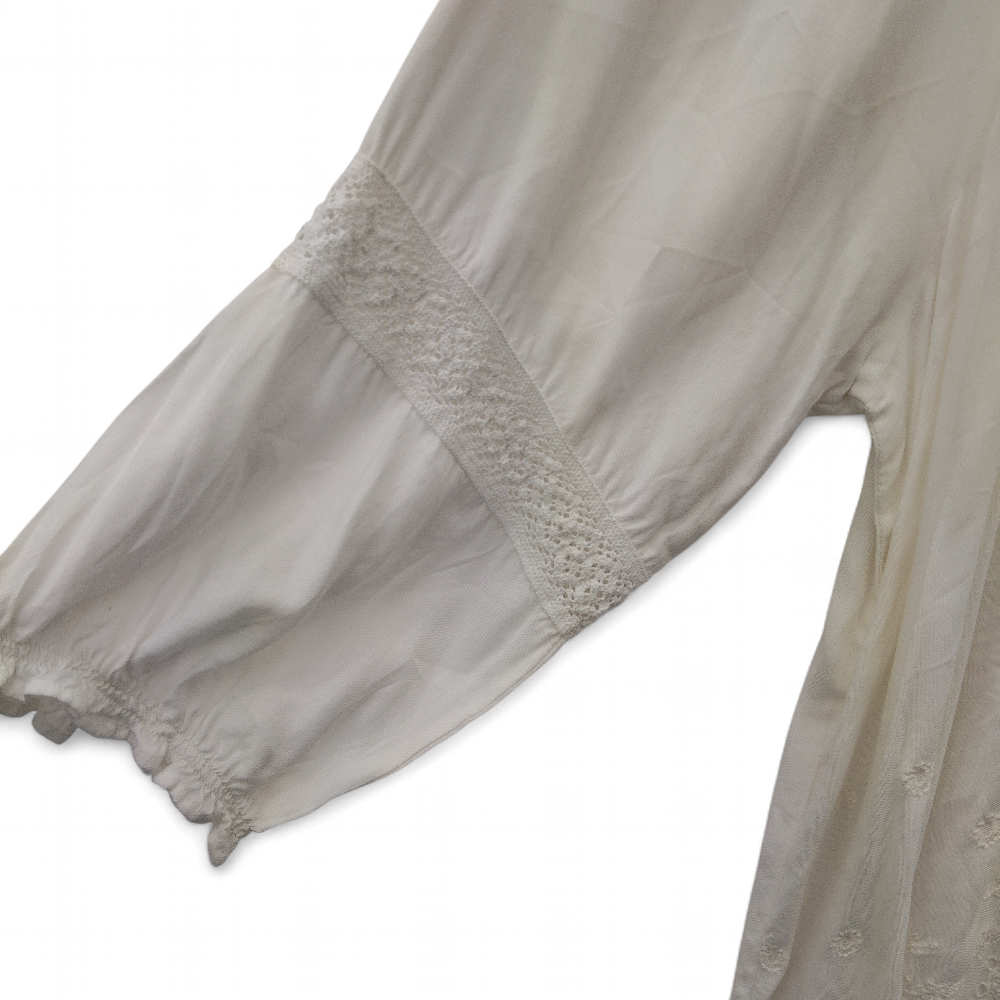 sleeve image for La Redoute Blouse White UK 20 Womenswear | Pre-loved