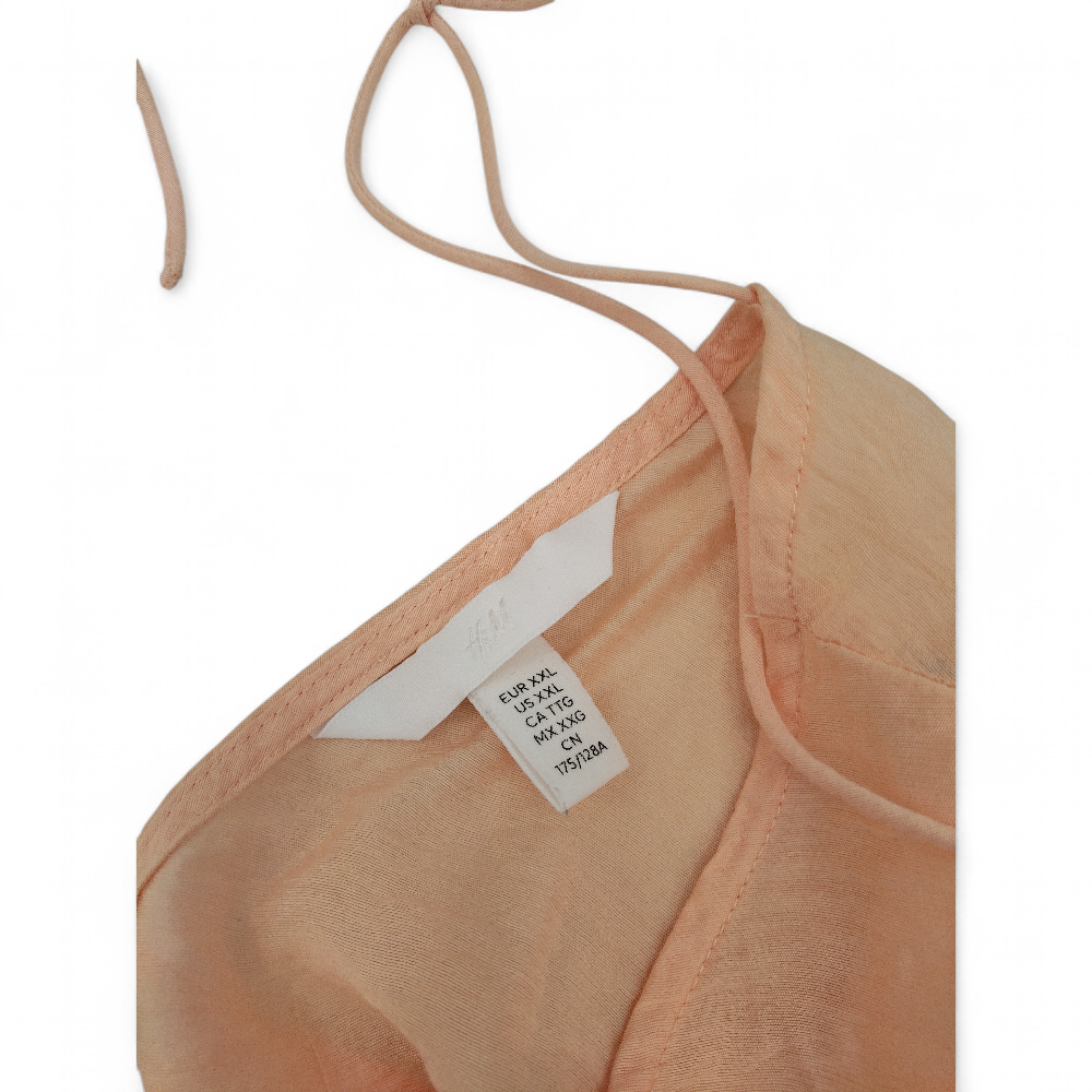 H&M Top Blouse Orange XXL Womenswear | Pre-loved