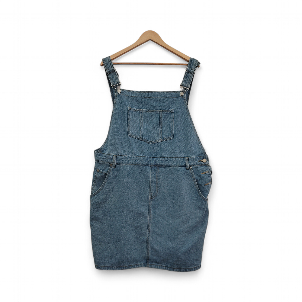 front image for Boohoo Denim Dress UK 22 Blue Womenswear | Pre-loved