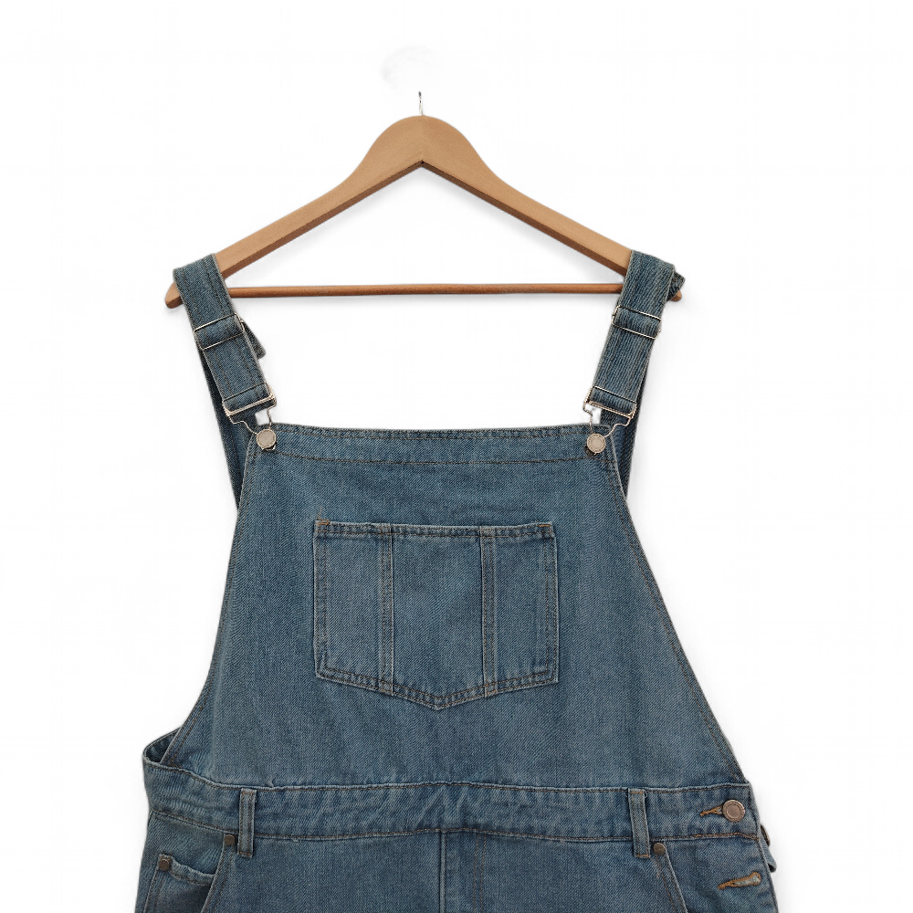 top image for Boohoo Denim Dress UK 22 Blue Womenswear | Pre-loved
