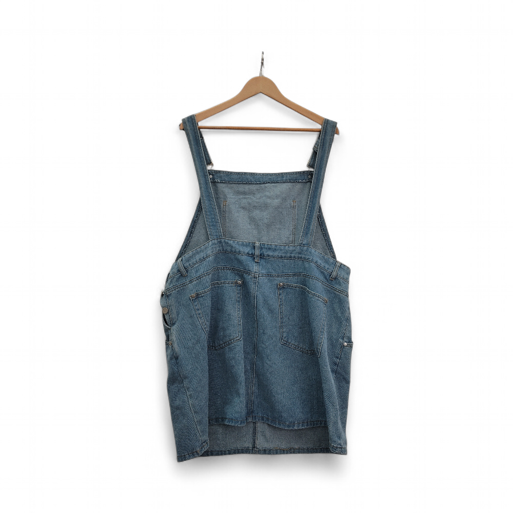back image for Boohoo Denim Dress UK 22 Blue Womenswear | Pre-loved