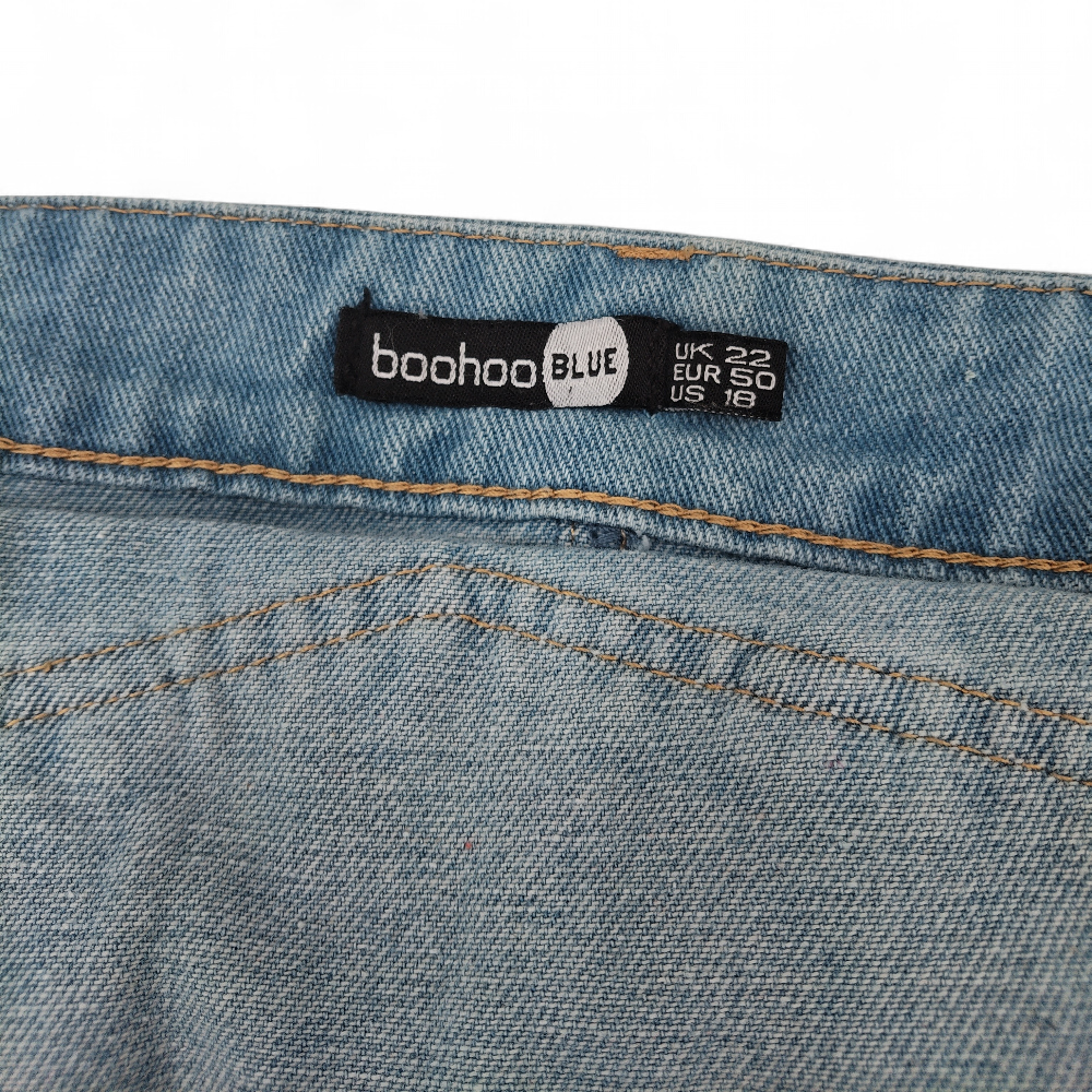 label image for Boohoo Denim Dress UK 22 Blue Womenswear | Pre-loved