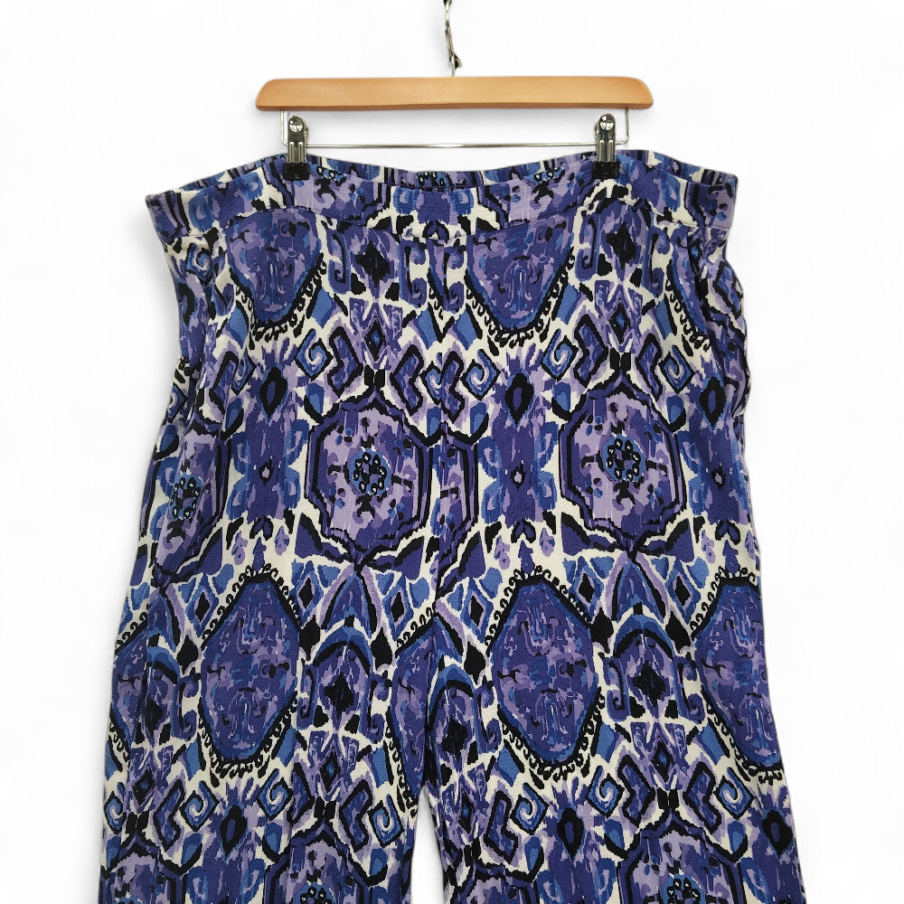 front image for TU Wide Leg Trousers Purple UK 22 Womenswear | Pre-loved