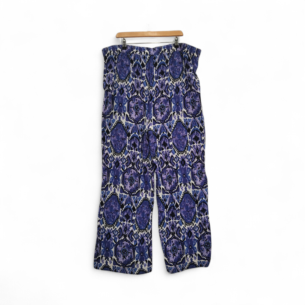 back image for TU Wide Leg Trousers Purple UK 22 Womenswear | Pre-loved