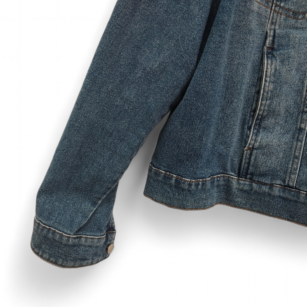sleeve image for Dunnes Denim Jacket UK 22 Blue Womenswear | Pre-loved