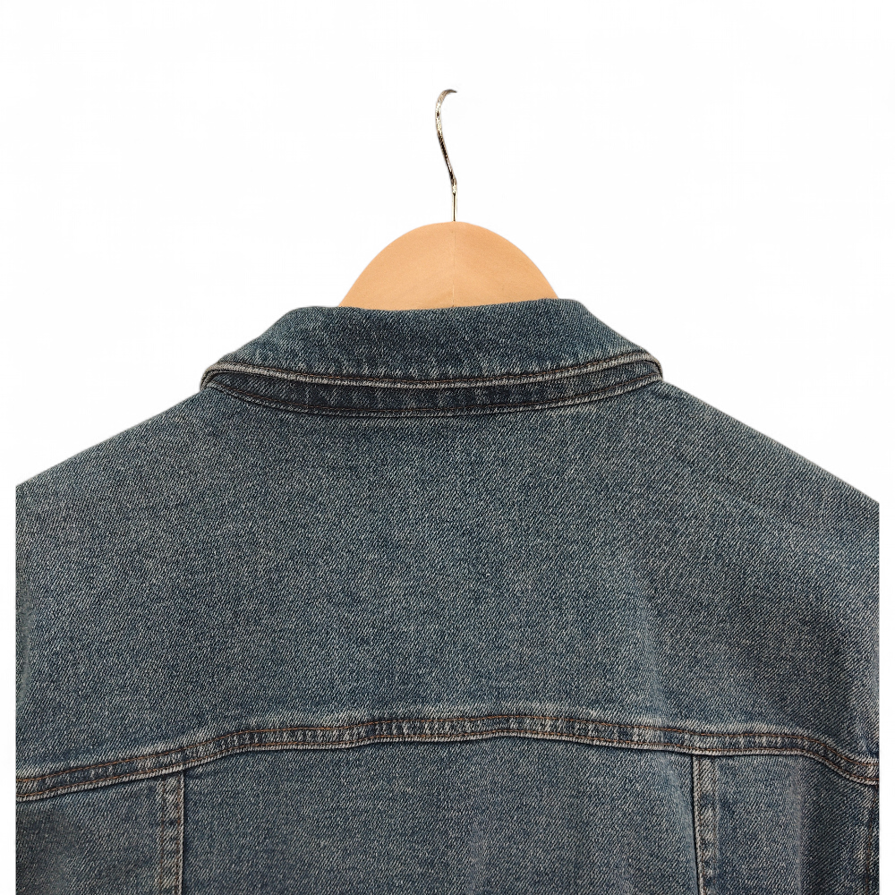 shoulder image for Dunnes Denim Jacket UK 22 Blue Womenswear | Pre-loved