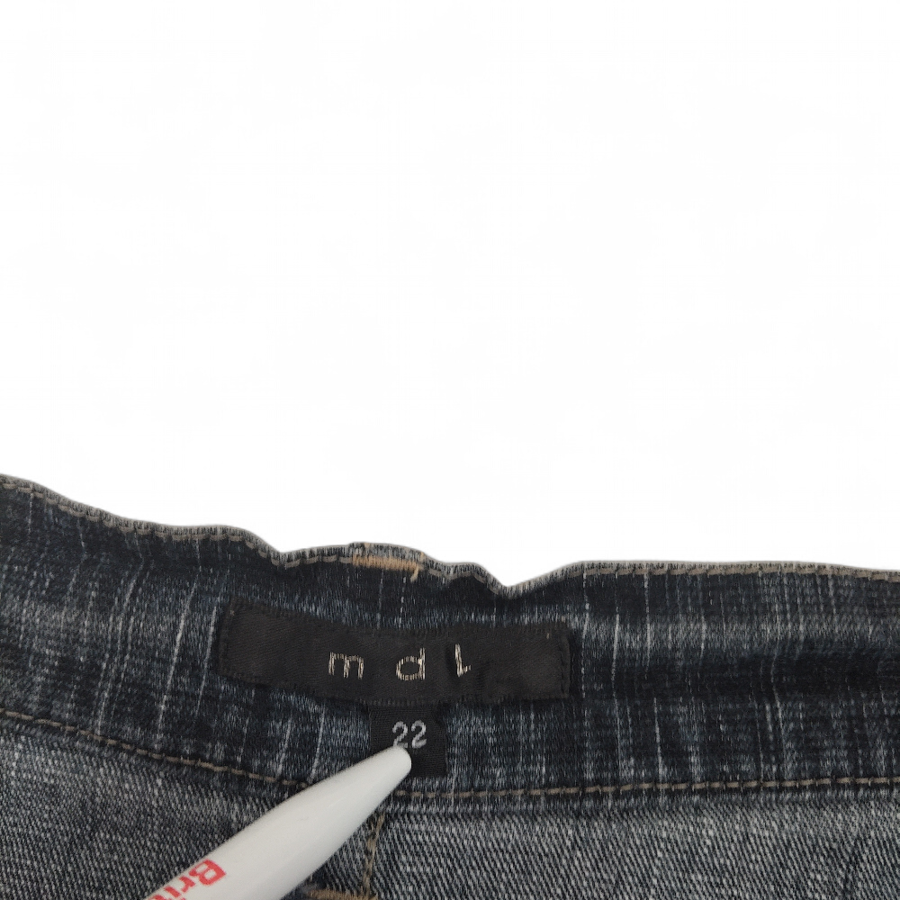 label image for M D L Denim Skirt Dark Blue UK 22 Womenswear | Pre-loved
