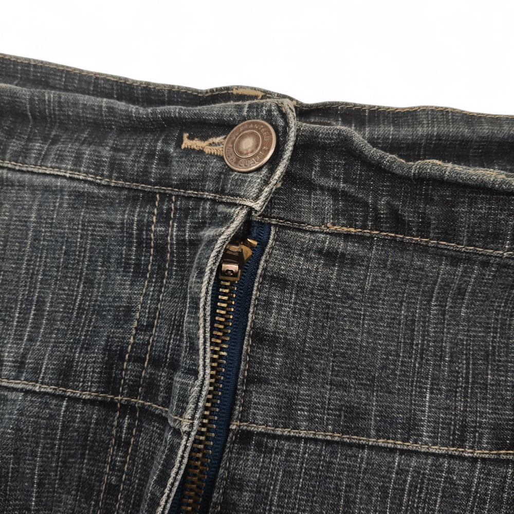 fasten image for M D L Denim Skirt Dark Blue UK 22 Womenswear | Pre-loved