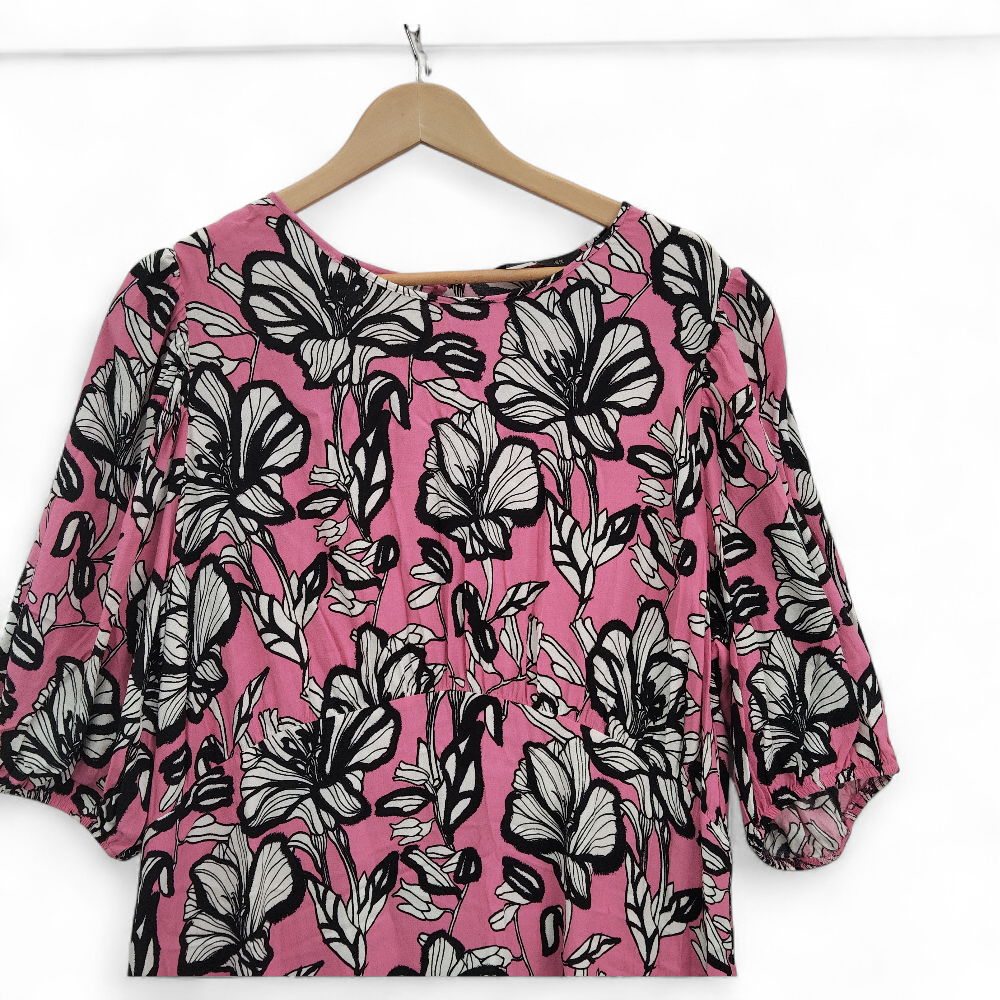 top image for F & F Maxi Dress UK 22 Pink Black Womenswear | Pre-loved