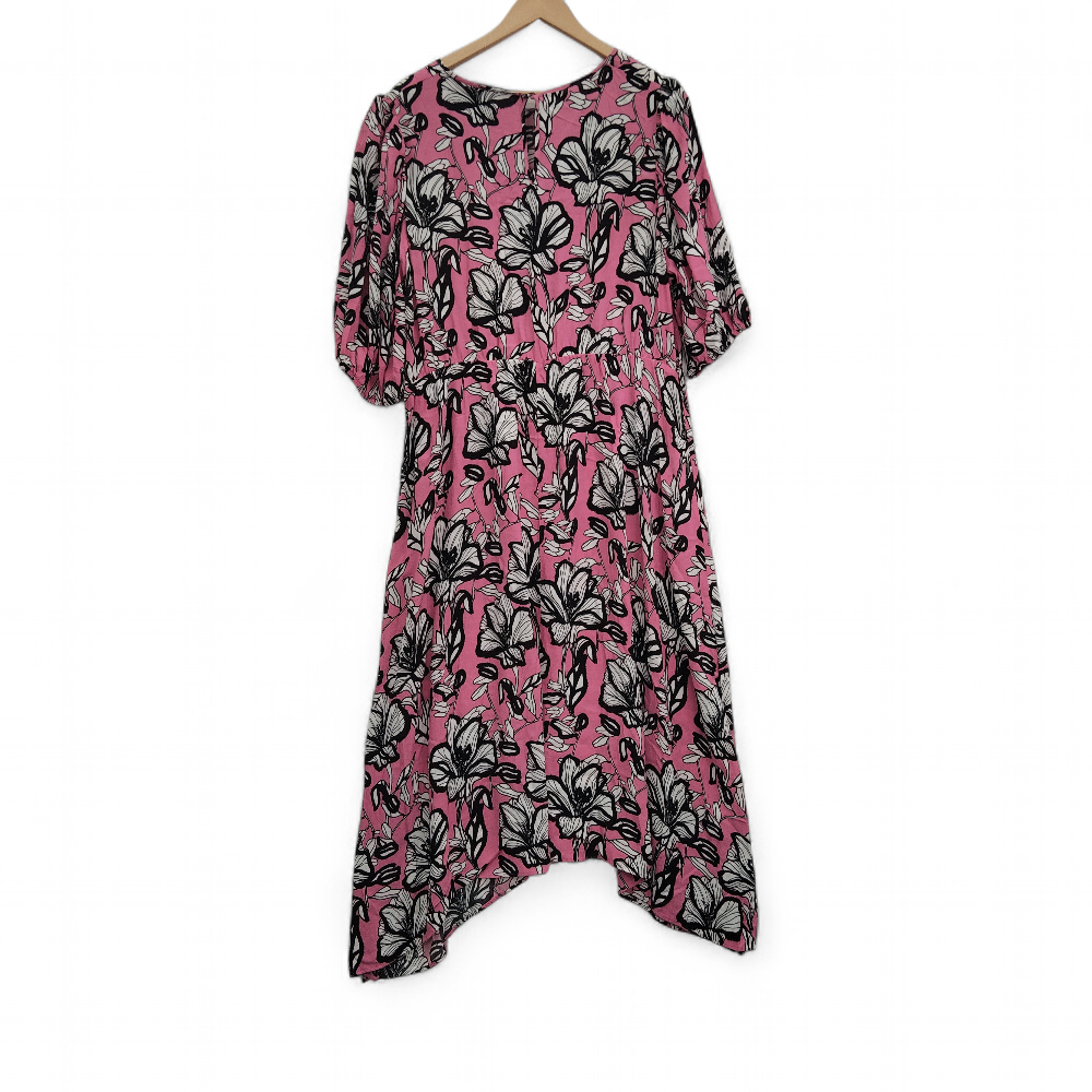 back image for F & F Maxi Dress UK 22 Pink Black Womenswear | Pre-loved