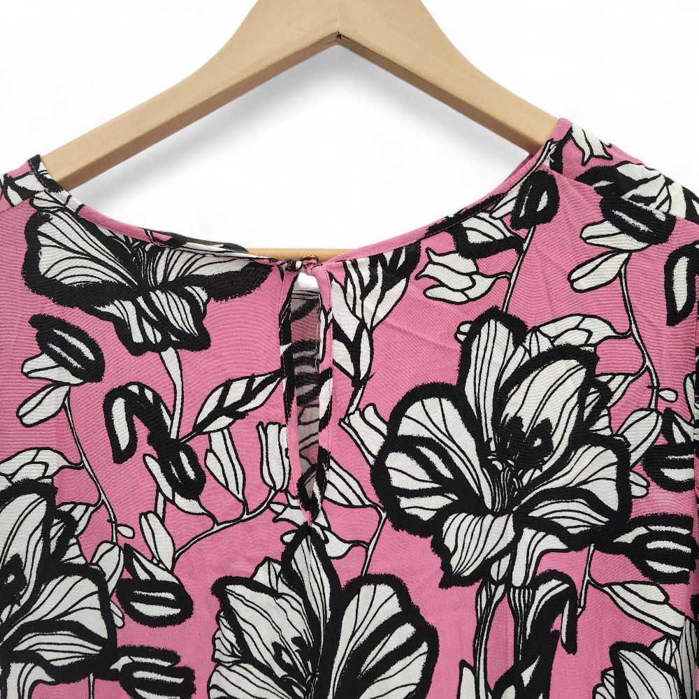 back image for F & F Maxi Dress UK 22 Pink Black Womenswear | Pre-loved