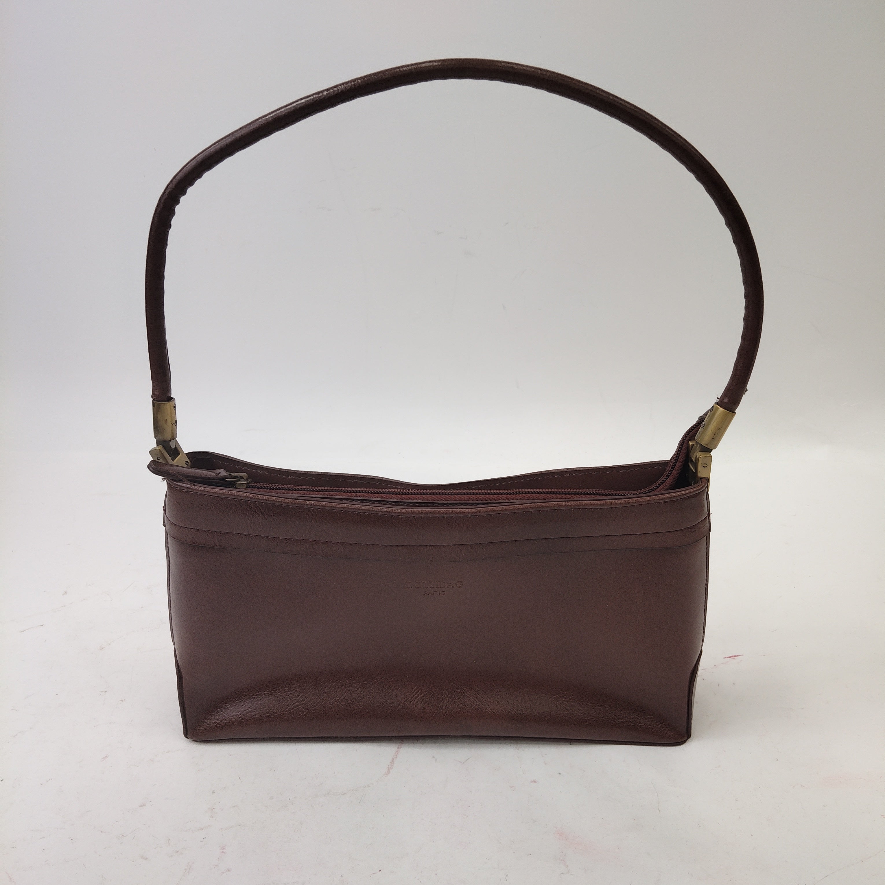 front image for Dollibag Paris Vintage Handbag Brown Small PVC Womenswear | Pre-loved