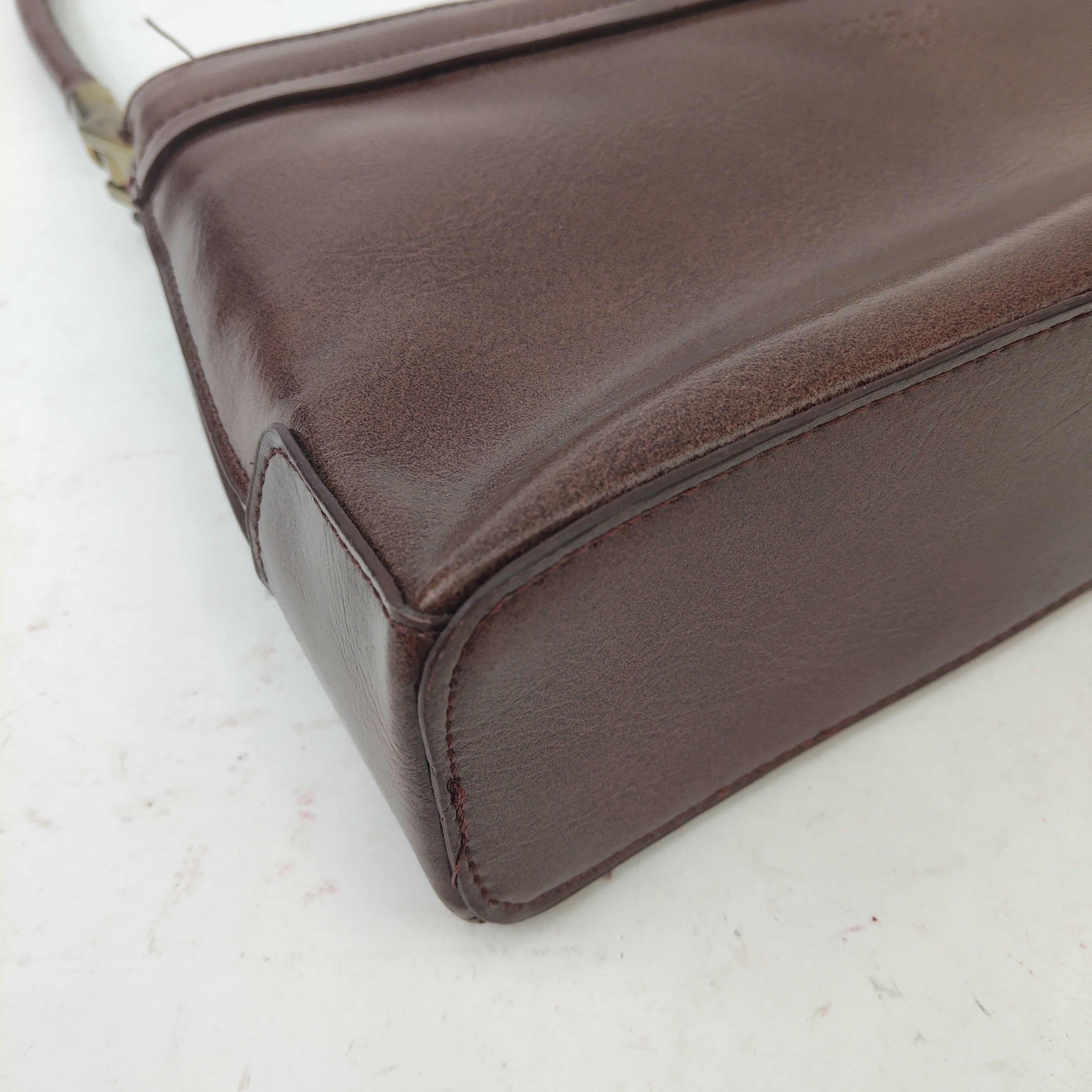 corner image for Dollibag Paris Vintage Handbag Brown Small PVC Womenswear | Pre-loved