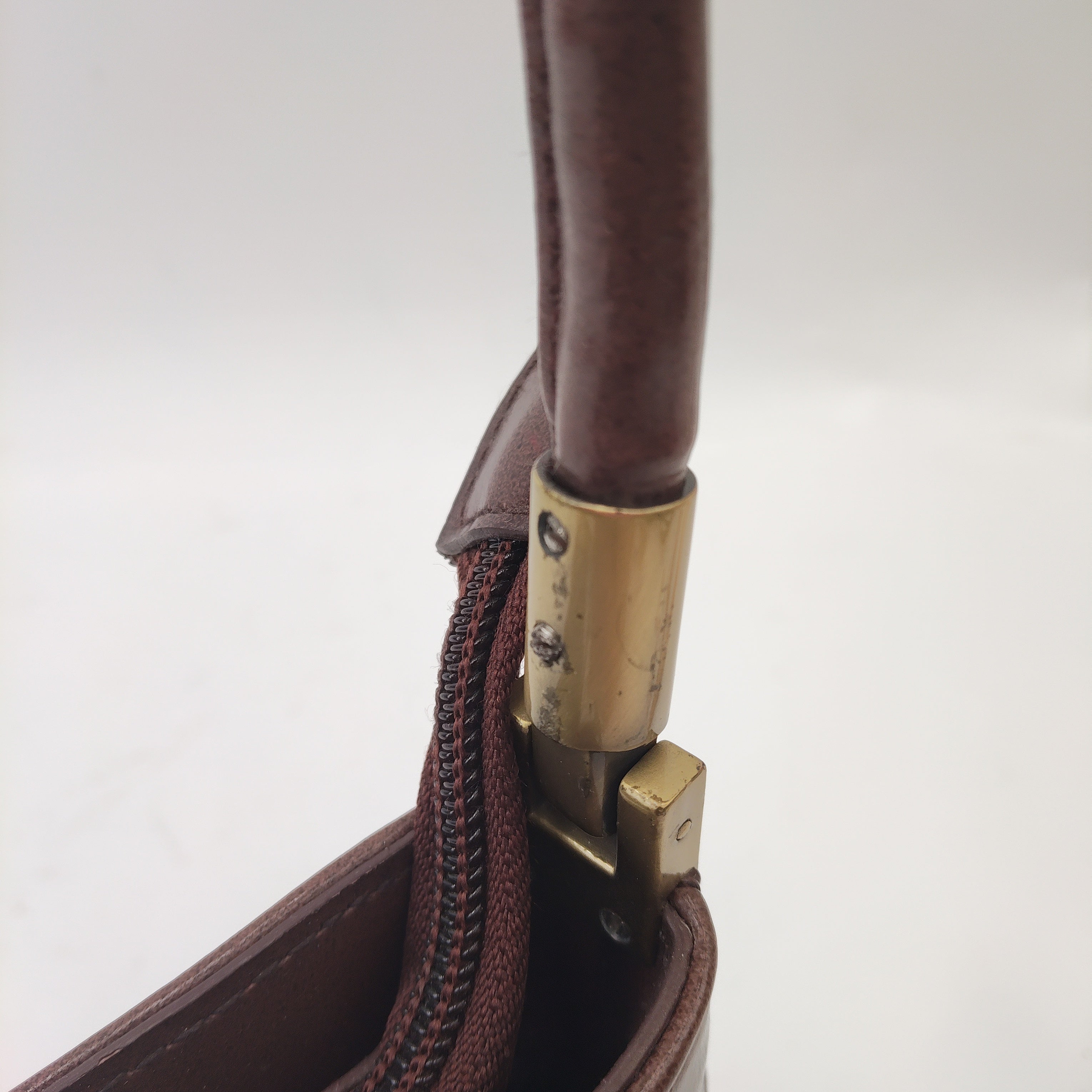 hardware image for Dollibag Paris Vintage Handbag Brown Small PVC Womenswear | Pre-loved