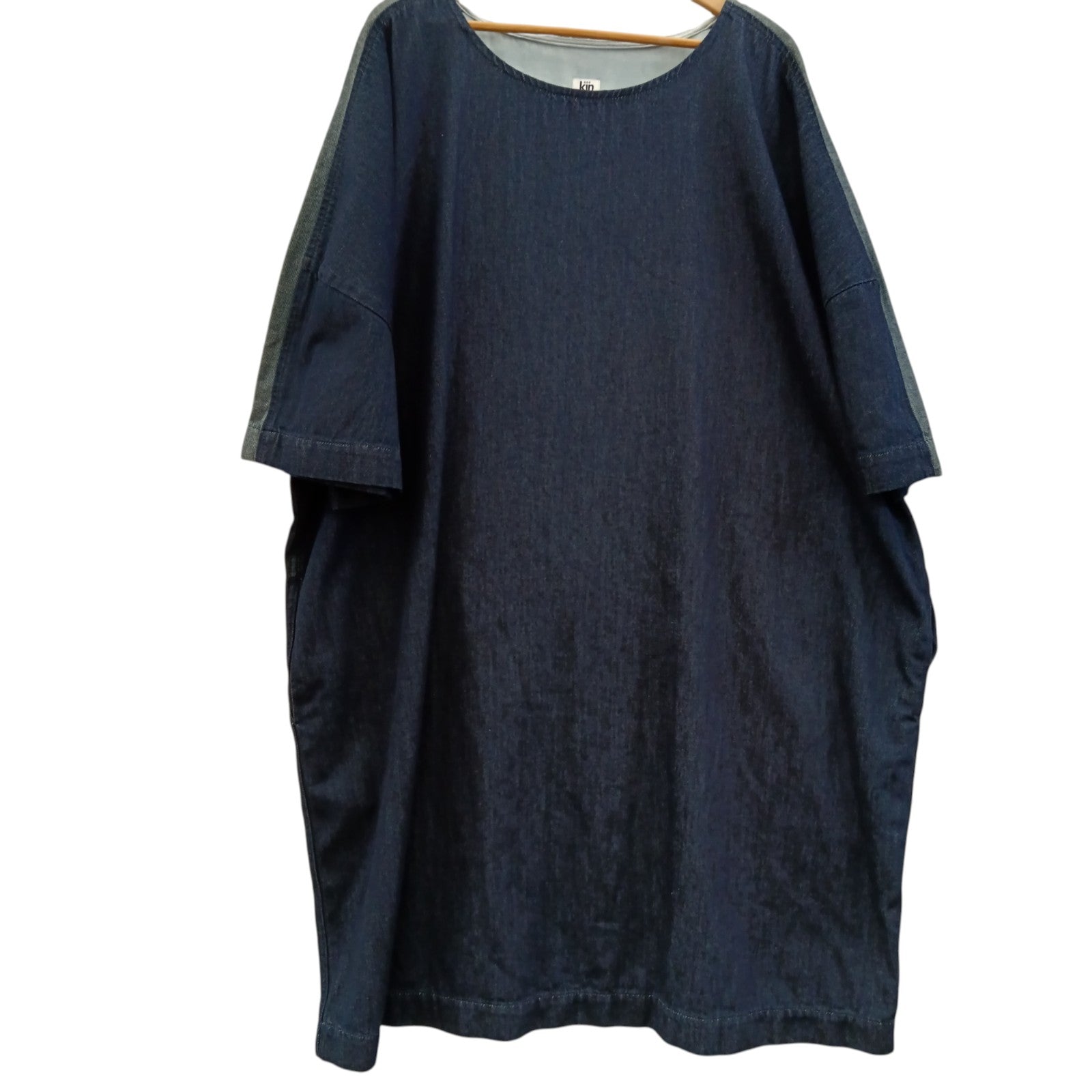 Front image for Kin Jeans Dress Wit Pockets XL Womenswear